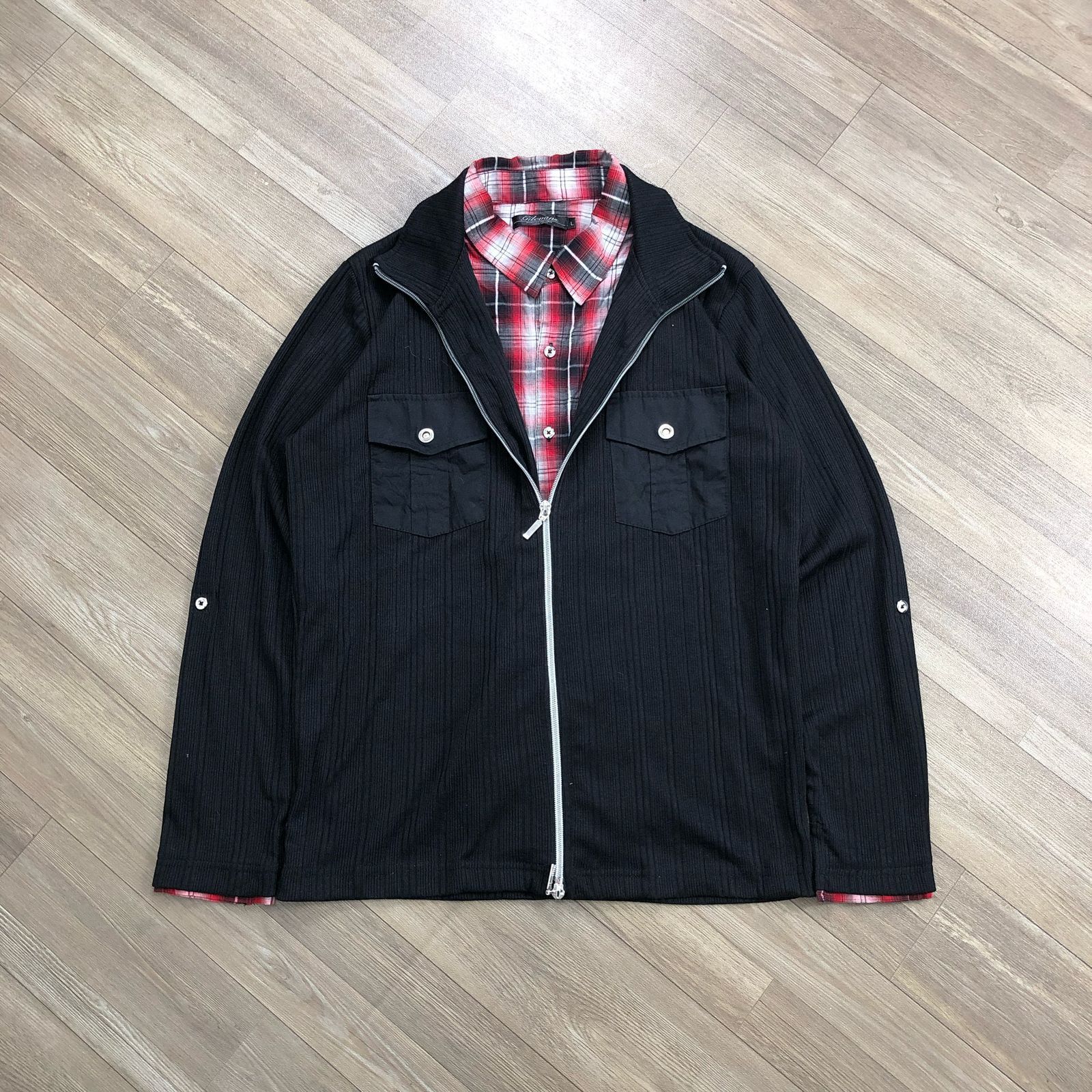 Japanese Brand × Le Grande Bleu (L.G.B.) × Seditionaries Gilevans Double Layer Lgb Goa Grunge Style Jacket Size US L / EU 52-54 / 3 - 2 Thumbnail