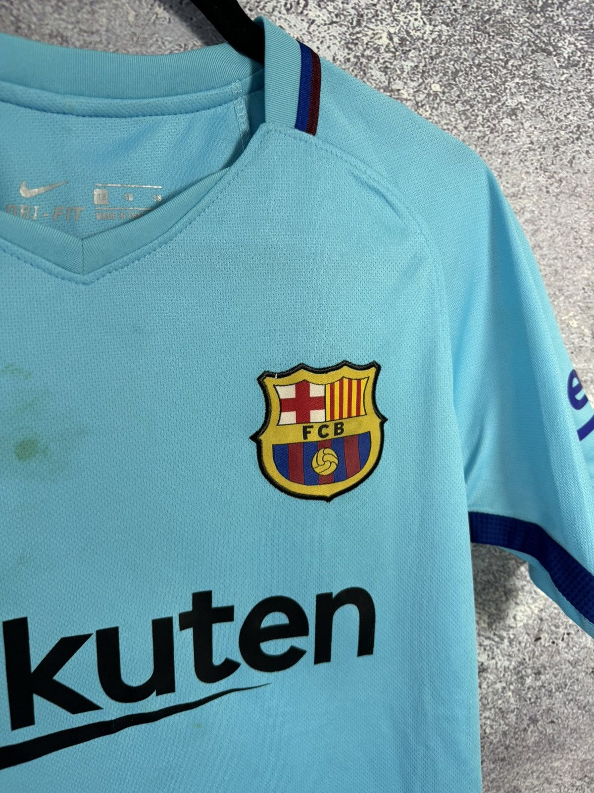 Nike × Vintage MESSI Vintage Barcelona 2017/18 Nike Soccer Jersey y2k Size US S / EU 44-46 / 1 - 10 Thumbnail