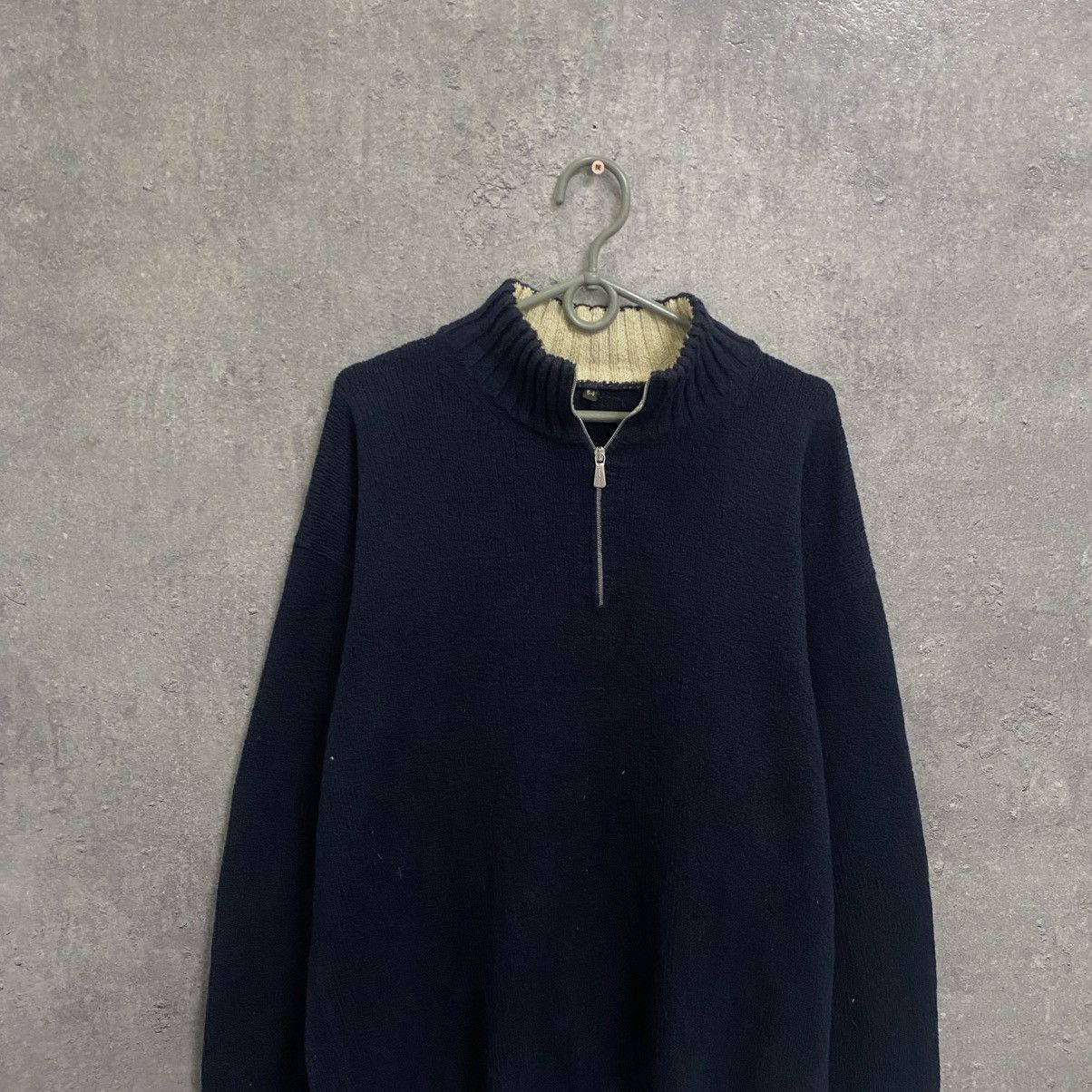 Loro Piana Loro Piana Cotton Quarter Zip Sweater Jumper Size US L / EU 52-54 / 3 - 4 Thumbnail