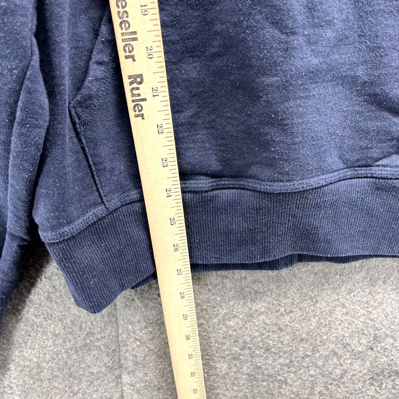 Champion VINTAGE Champion Hoodie Pullover Mens Medium Blue 1/4 Zip Fleece Powerblend Logo Sweatshirt Size US M / EU 48-50 / 2 - 7 Thumbnail