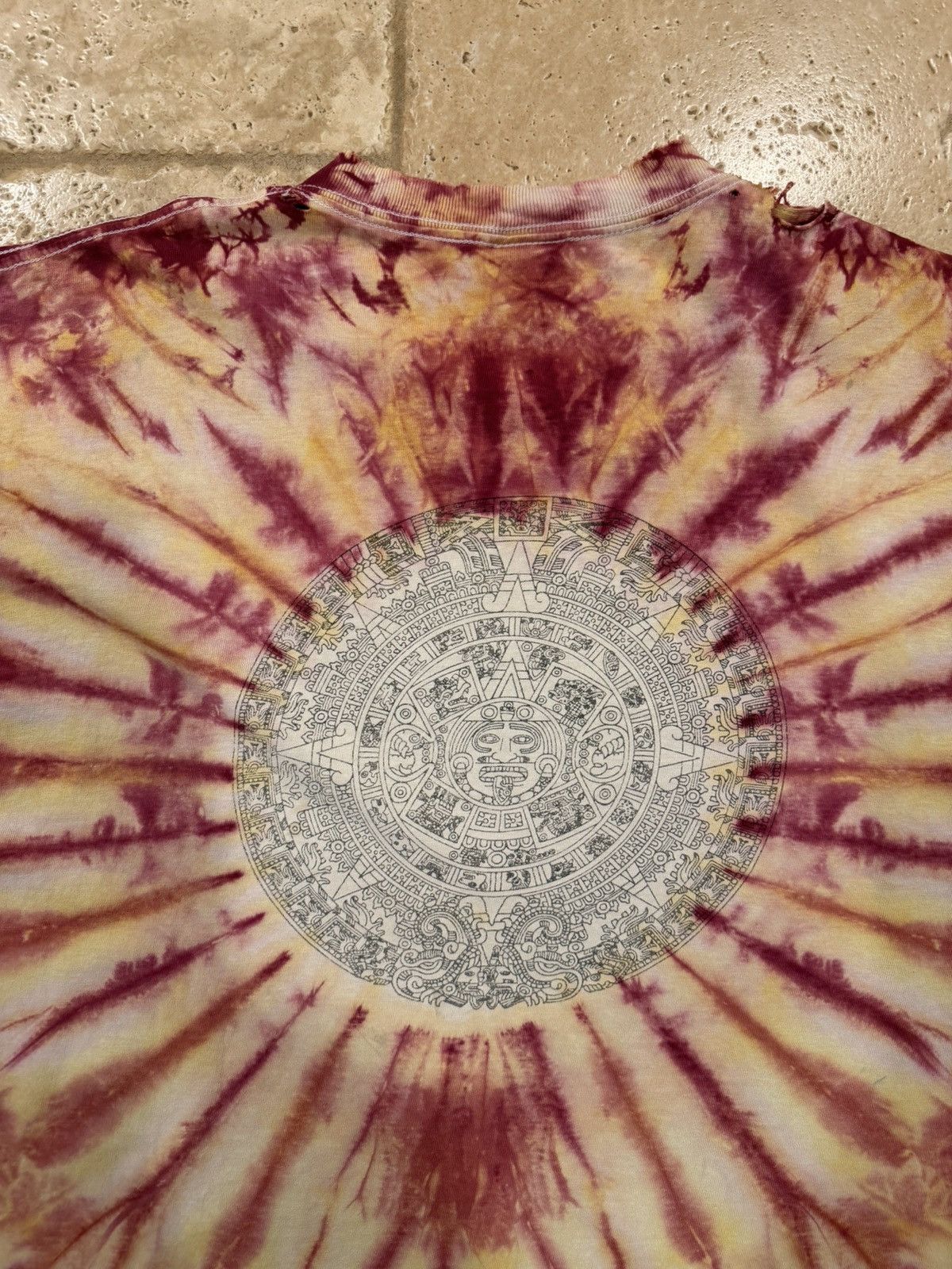 Vintage Vintage Grateful Dead Psychedelic Sun Dubois Tie Dye T-Shirt Size US XL / EU 56 / 4 - 12 Thumbnail