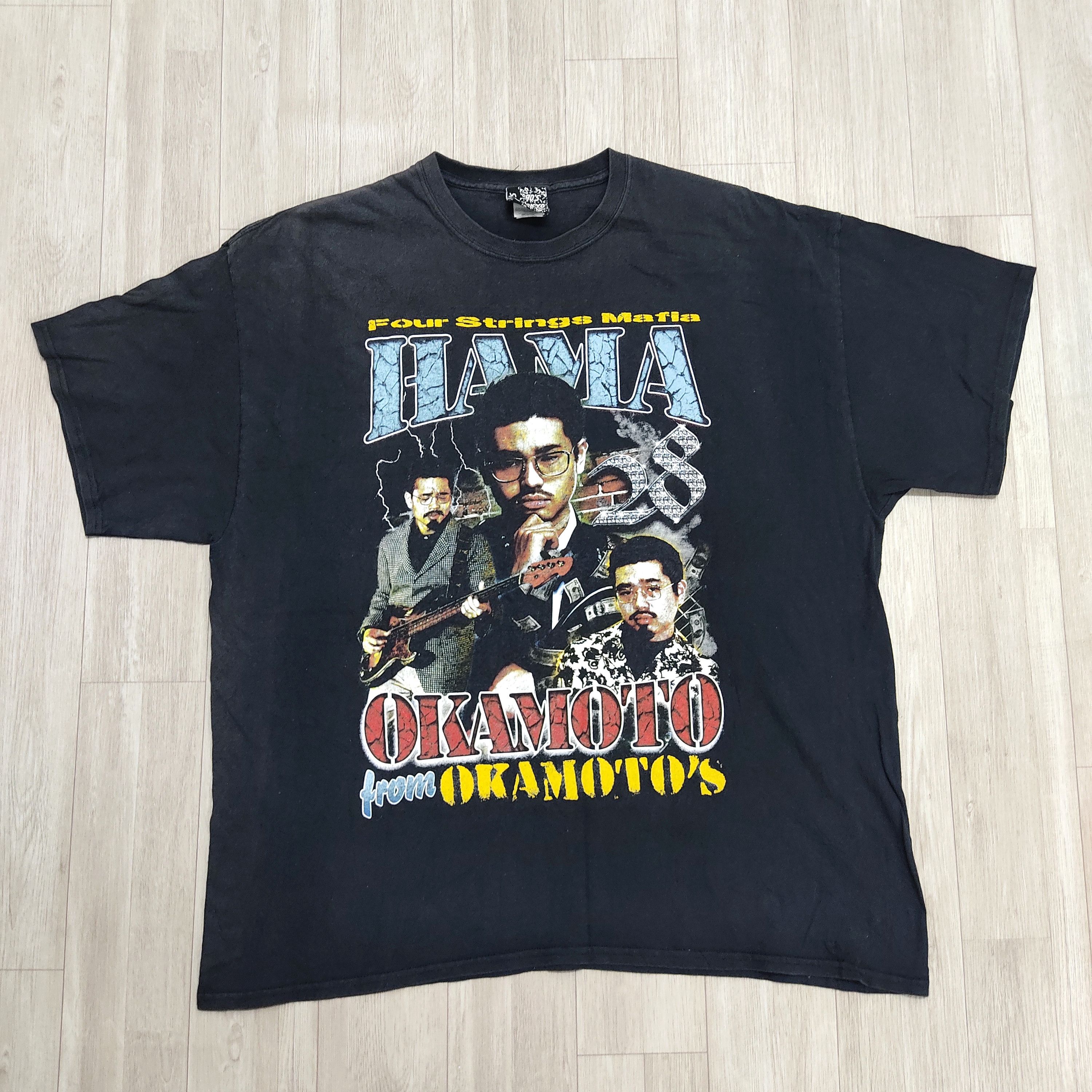 Band Tees Vtg Big Print HAMA OKAMOTO Four Strings Mafia T-shirt Size US XL / EU 56 / 4 - 2 Thumbnail
