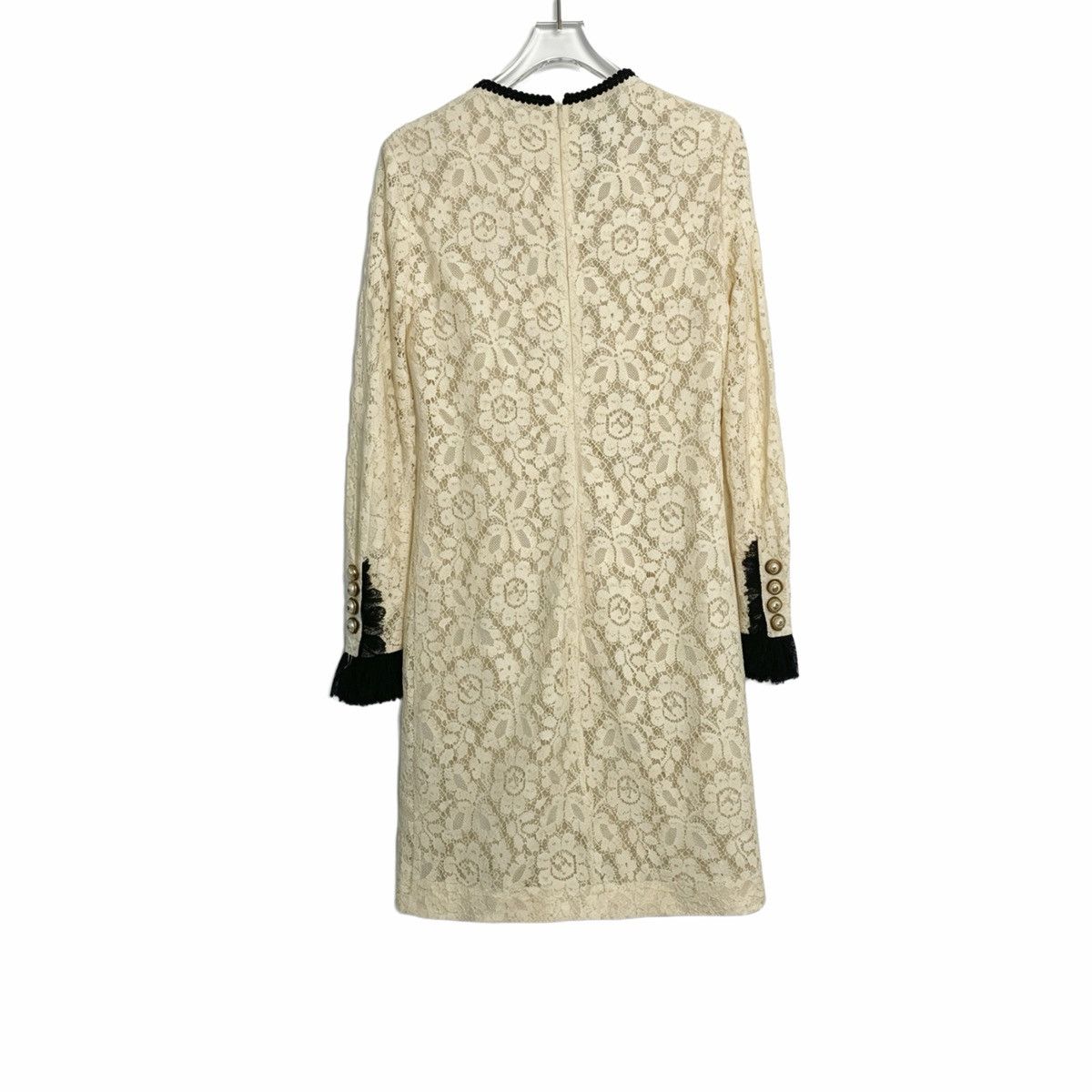 Gucci Gucci Retro Heavy Craft Series Off-white Dress K26WX Size S / US 4 / IT 40 - 2 Thumbnail