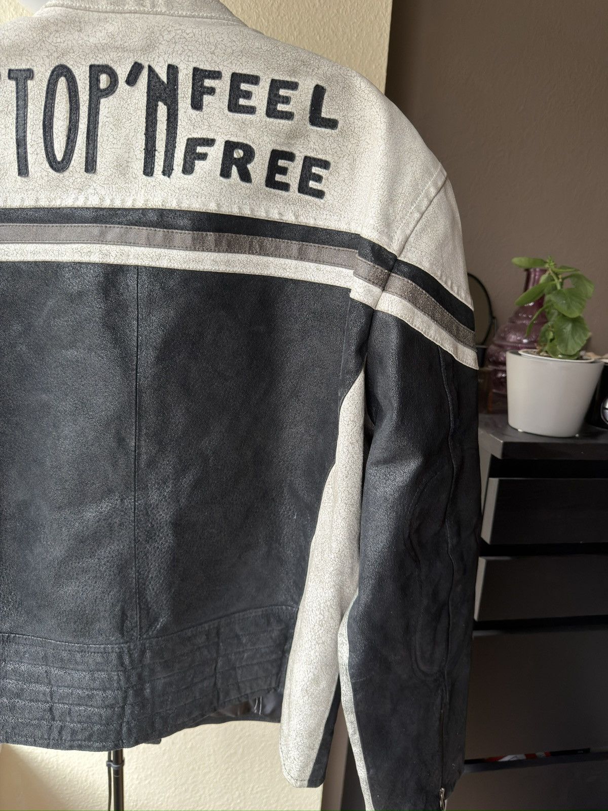 Vintage Racing vintage leather jacket Size US L / EU 52-54 / 3 - 9 Thumbnail