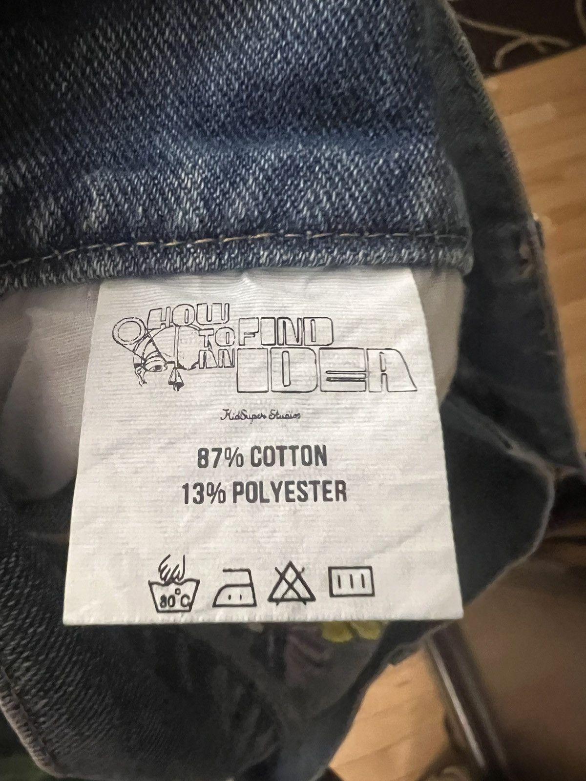 KidSuper Kidsuper Studios All Over Flower Pots Denim Jeans Size US 34 / EU 50 - 8 Thumbnail