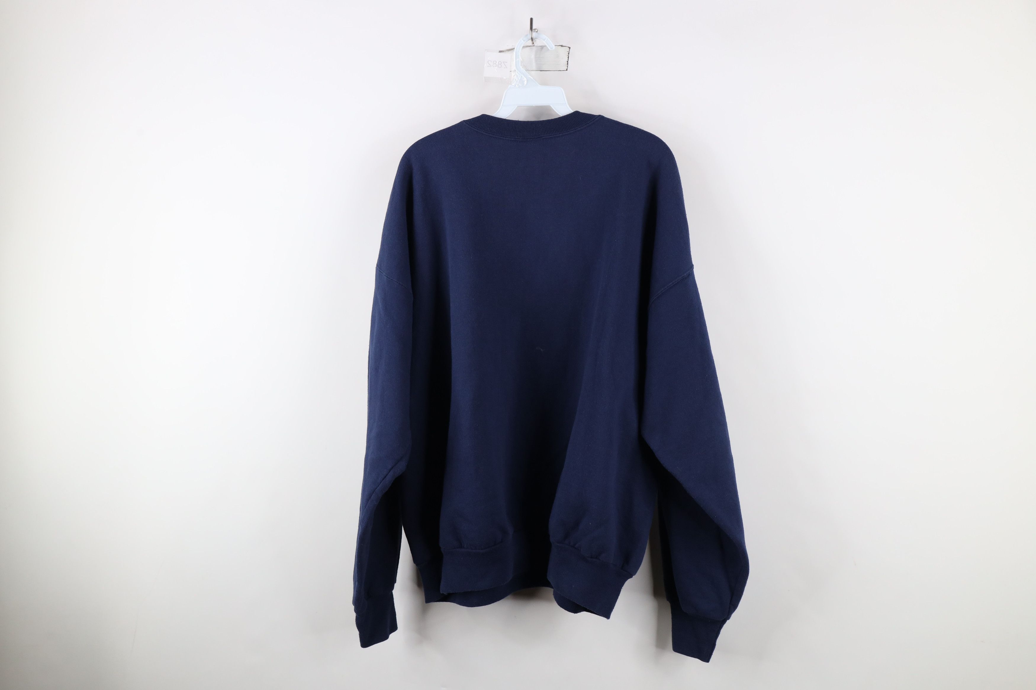 Vintage Vintage 90s Streetwear Spell Out New York Sweatshirt Blue Size US XXL / EU 58 / 5 - 8 Thumbnail
