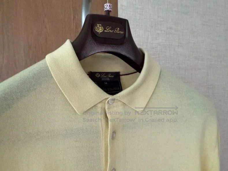 Loro Piana Loro Piana Vicuna Knit Polo Sweater. Size US XL / EU 56 / 4 - 2 Thumbnail