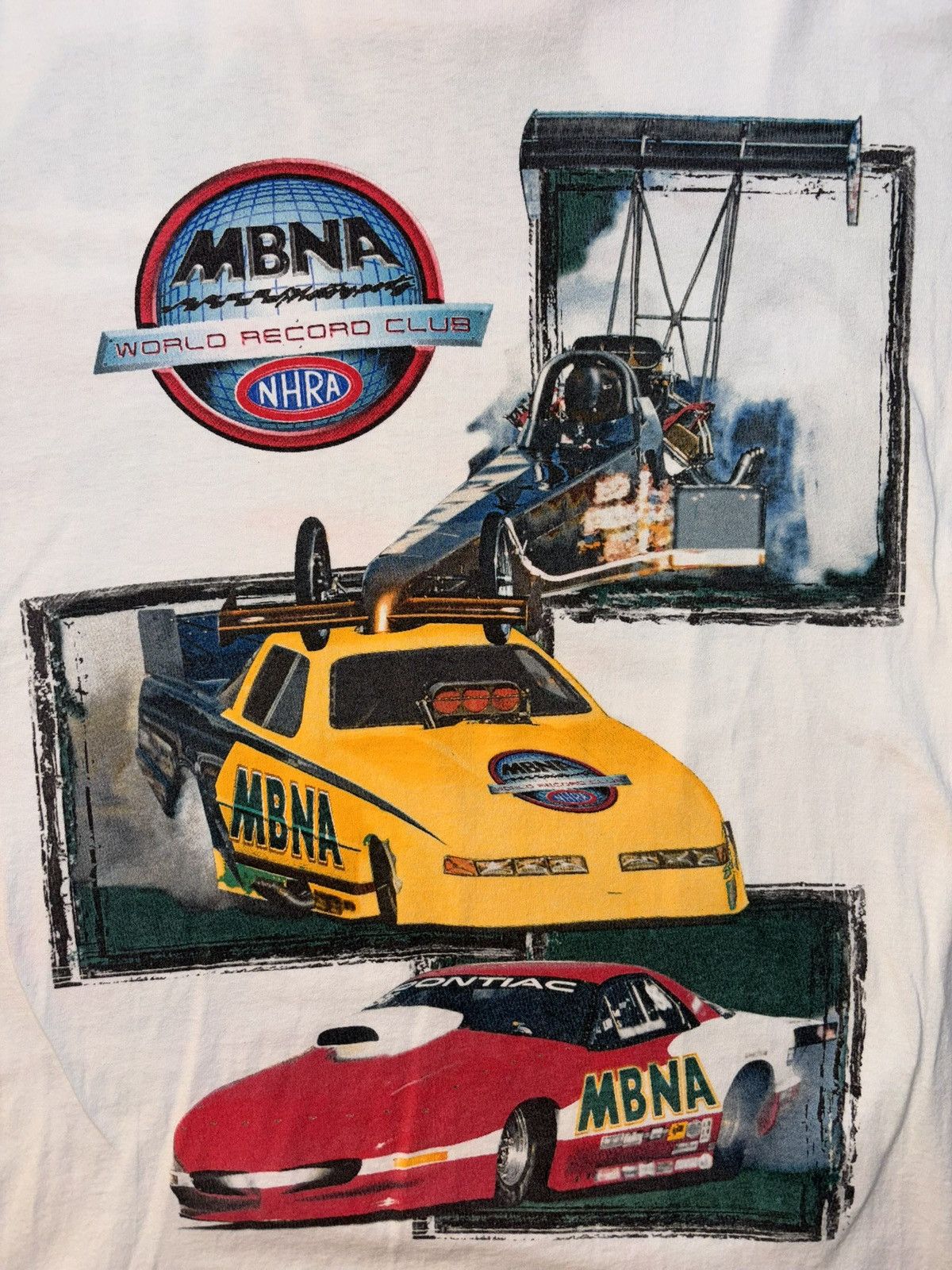 Hanes Vtg MBNA Motorsports NHRA Drag Racing Motorcycle 90’s AOP XL Size US XL / EU 56 / 4 - 2 Thumbnail