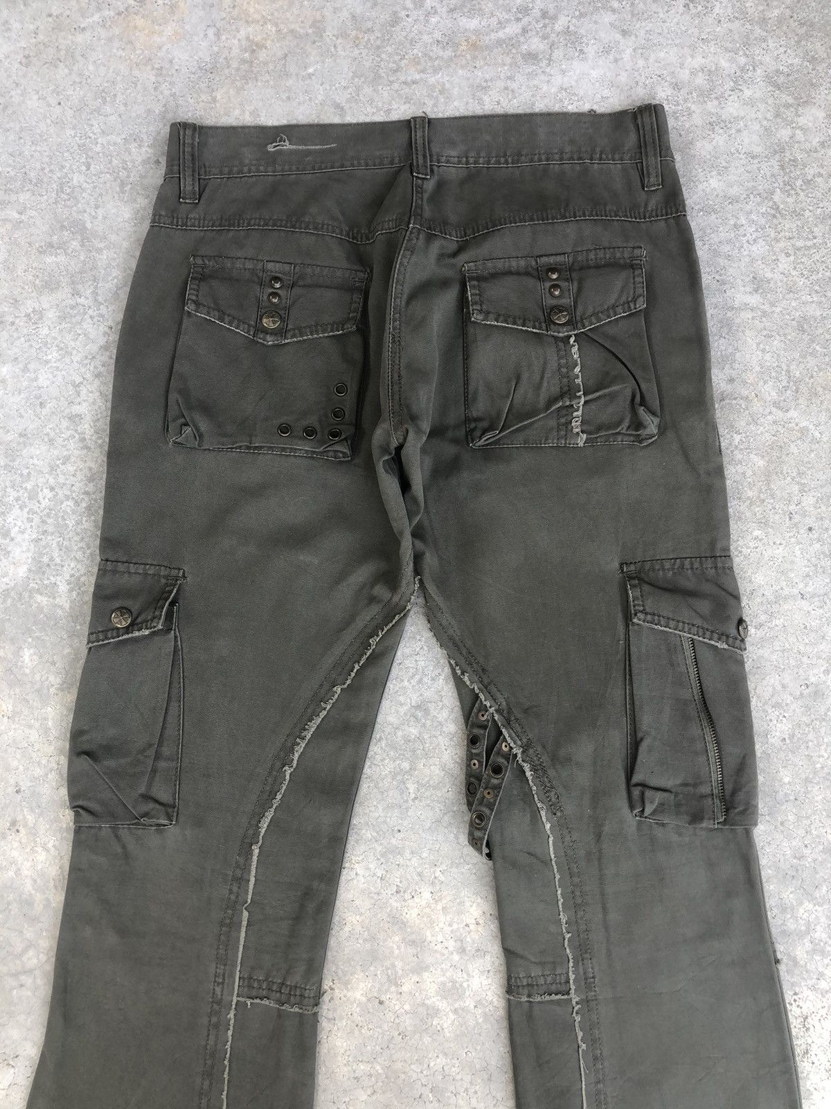 Japanese Brand Japanese Midas Flared Pants Cargo Pants Bondage Size US 32 / EU 48 - 8 Thumbnail