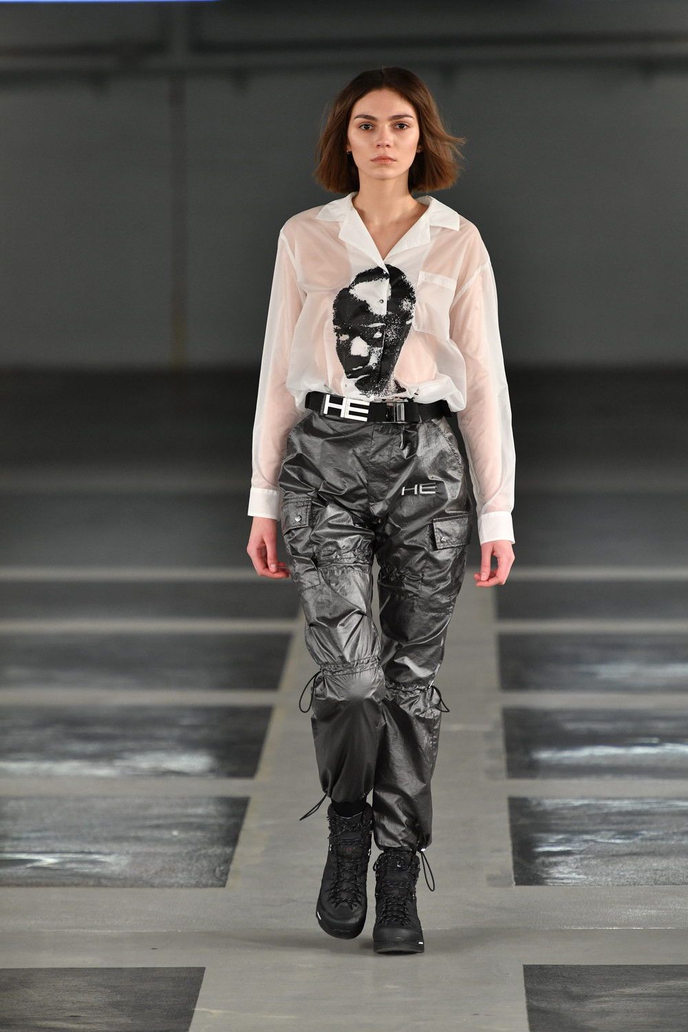 Heliot Emil *Final Drop* 18FW Heliot Emil Nylon Cargo Pants Size US 32 / EU 48 - 3 Thumbnail