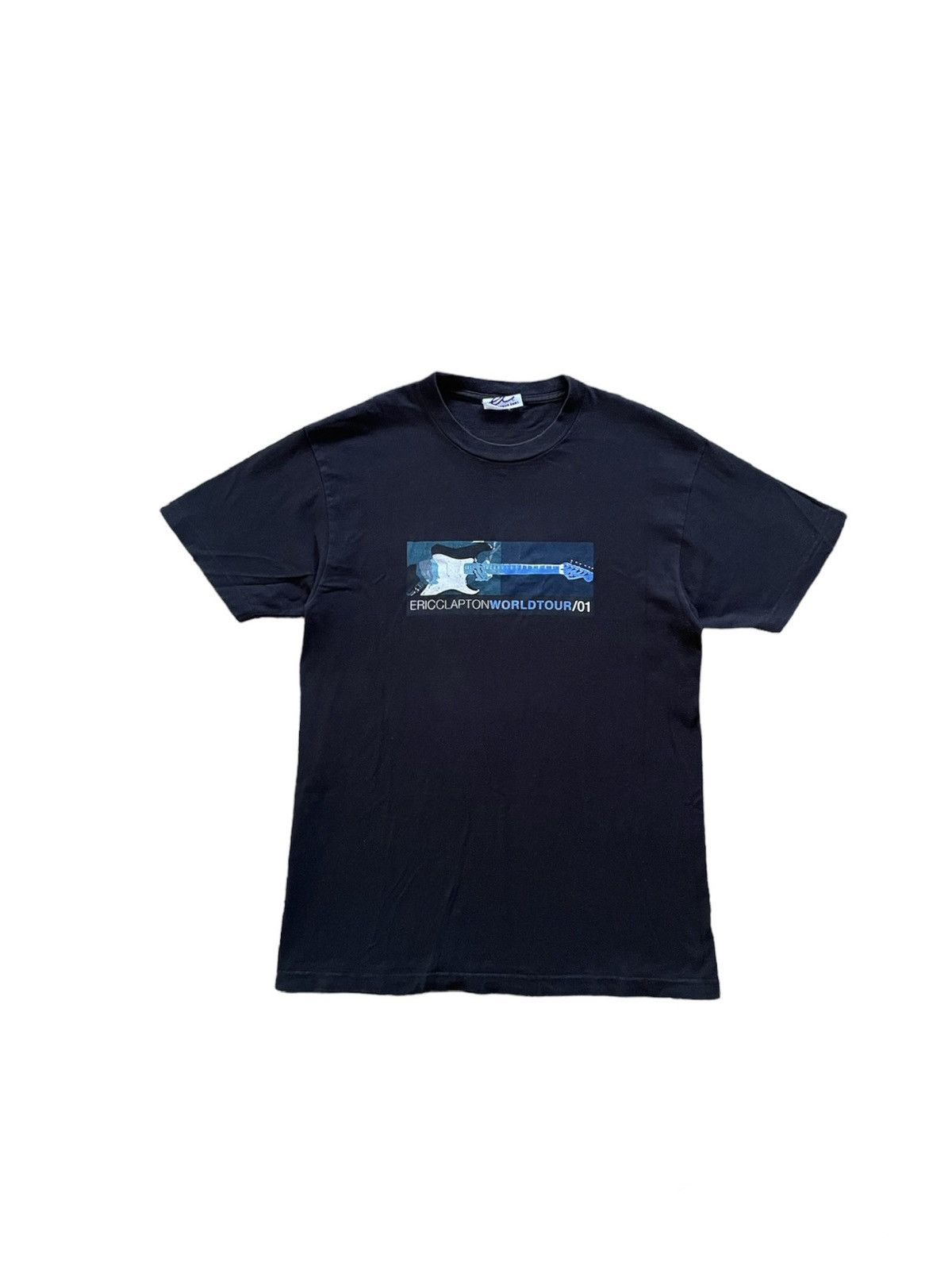 image of Band Tees x Vintage Eric Clapton World Tour 2001 in Black, Men's (Size Medium)