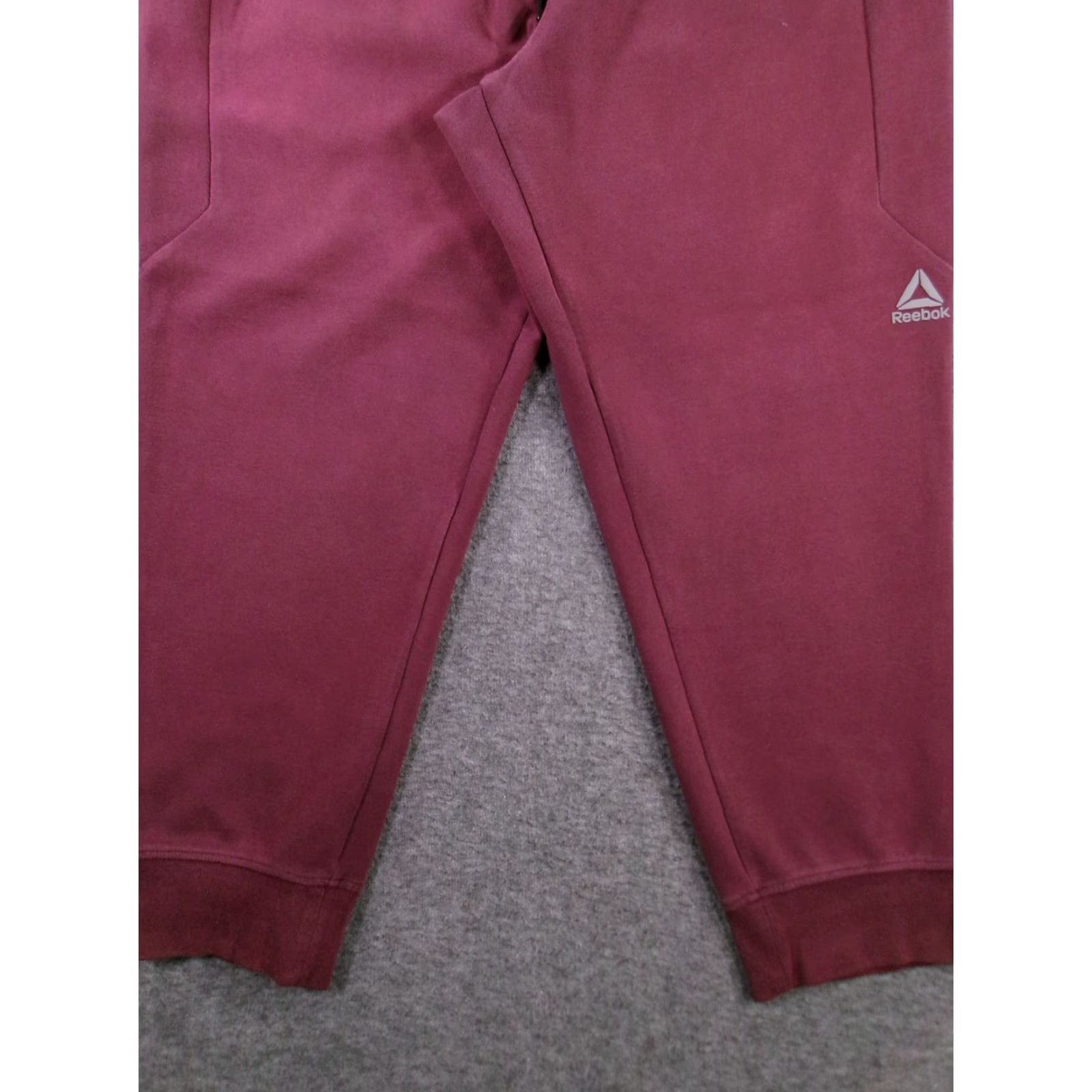 Reebok Reebok Joggers Men 2XL Burgundy Sweatpants Athletic Activewear Jogging Size US 39 - 3 Thumbnail