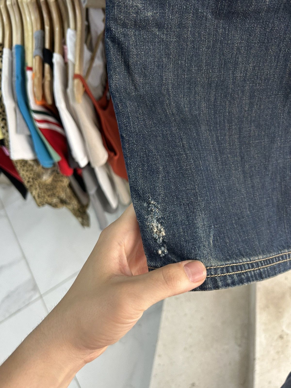 Vintage Triumph Motorcycles Jeans For Riding Size US 36 / EU 52 - 3 Thumbnail