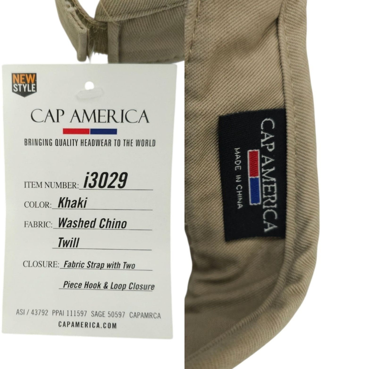 Other Halos Oranges Adjustable Strapback Visor Cap Washed Chino Size ONE SIZE - 8 Thumbnail