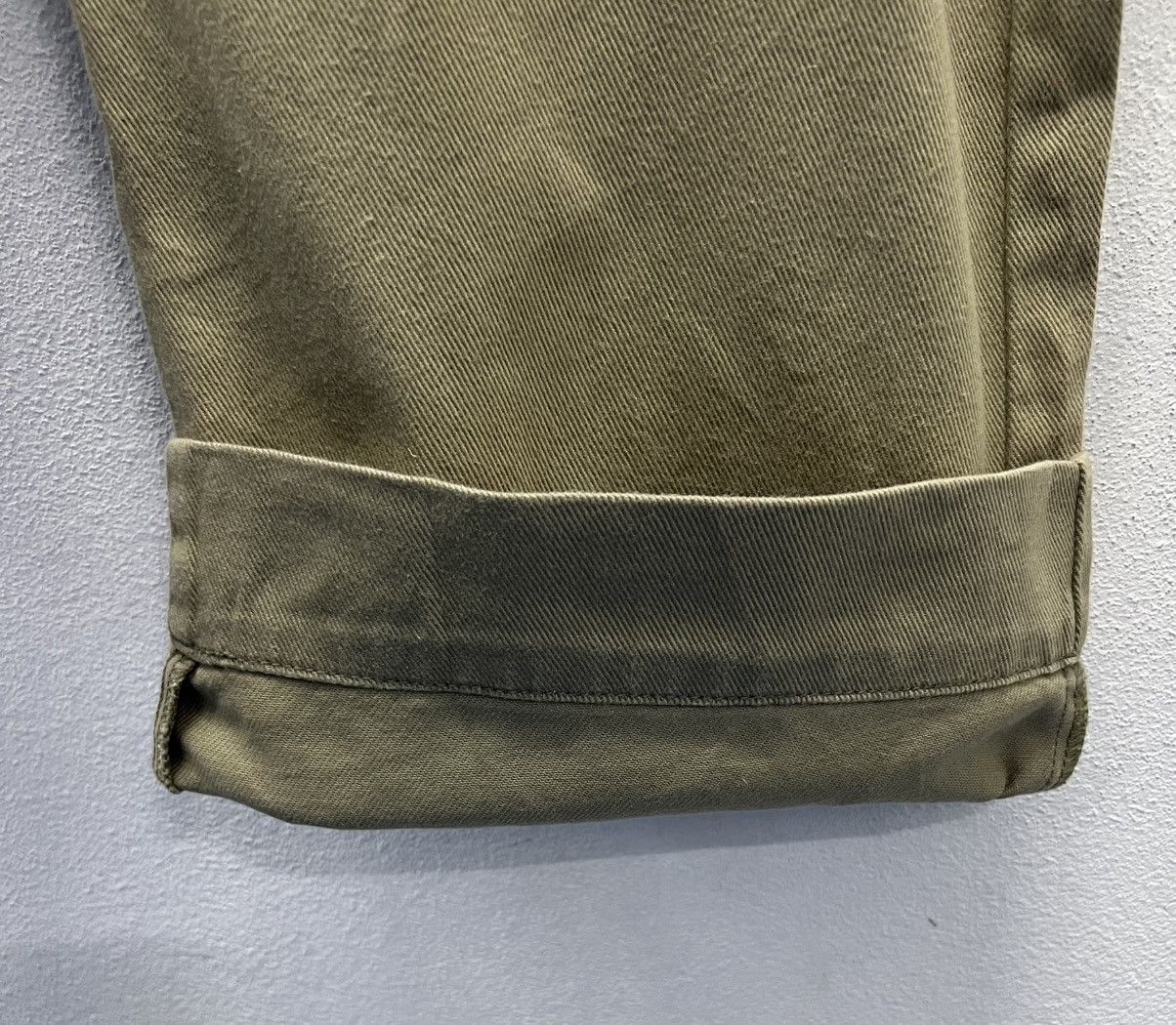 Vintage × Wrangler Vintage Wrangler x DRESKIP Khaki Cotton Overalls – Free Size Size US 42 / EU 58 - 14 Thumbnail