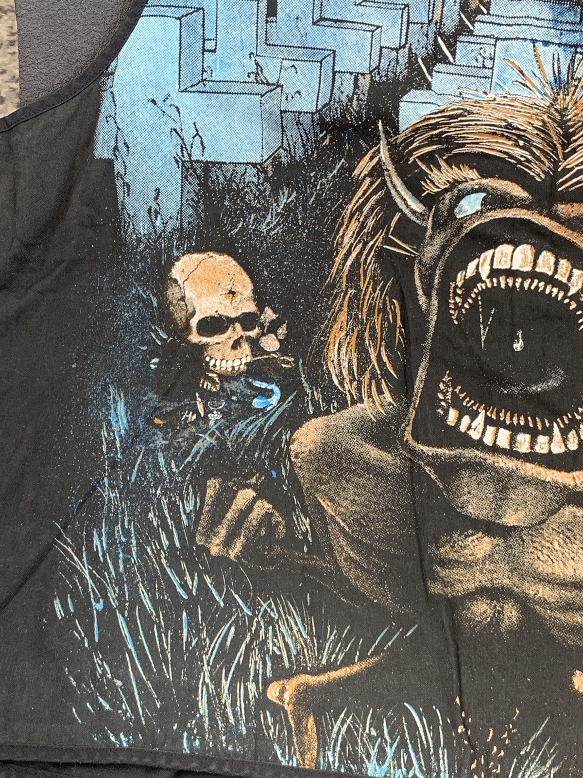 Metallica VINTAGE 90s METALLICA ALL OVER PRINT EMPIRE METAL BAND VEST Size US XL / EU 56 / 4 - 5 Thumbnail