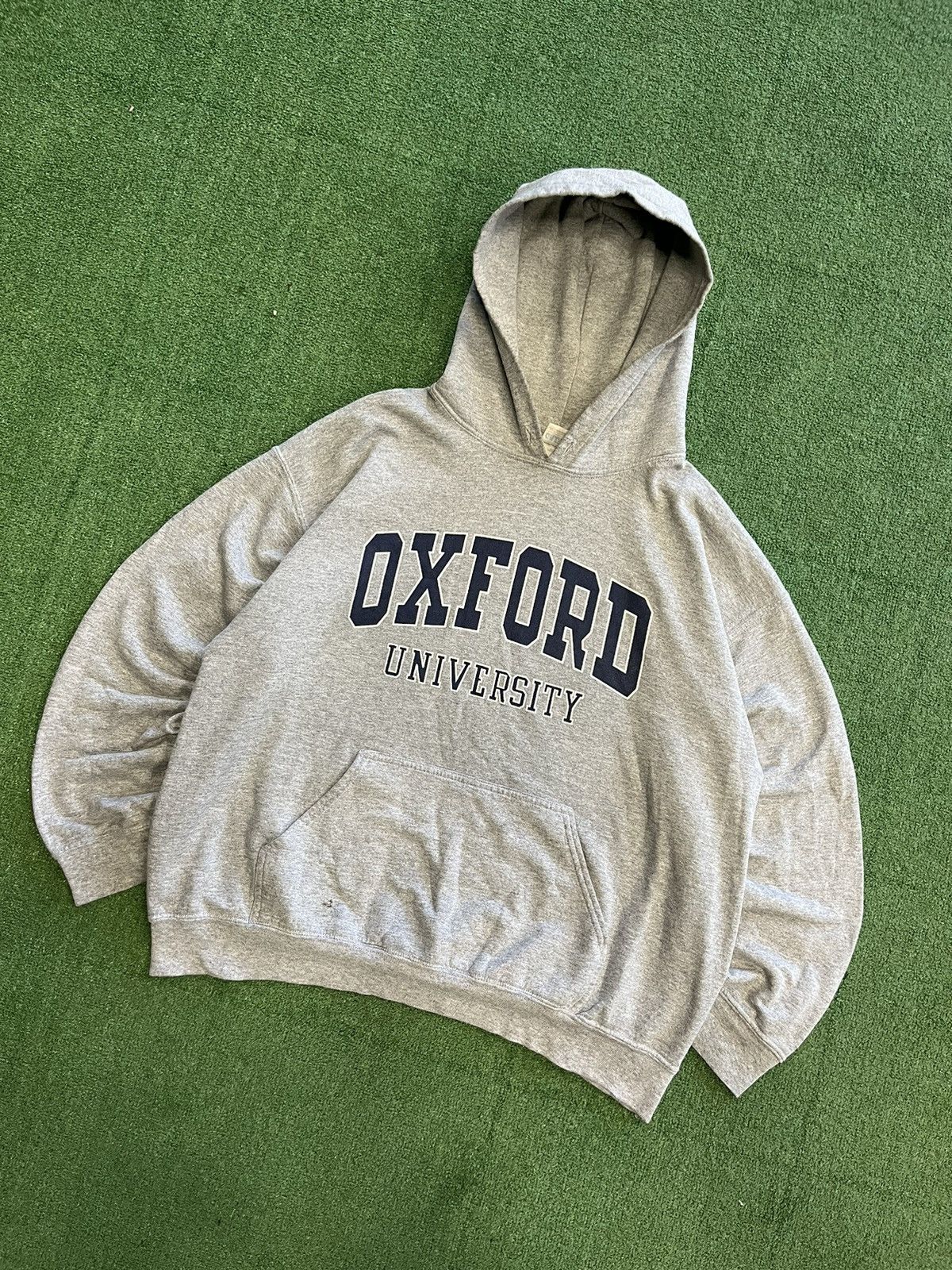 Other Vintage Y2K Oxford University American College 90s Hoodie Size US L / EU 52-54 / 3 - 3 Thumbnail