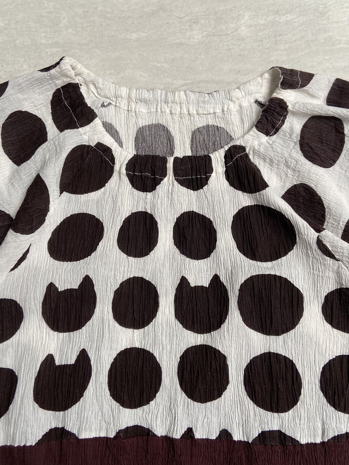 TSUMORI CHISATO Polkadot Midi Dress
