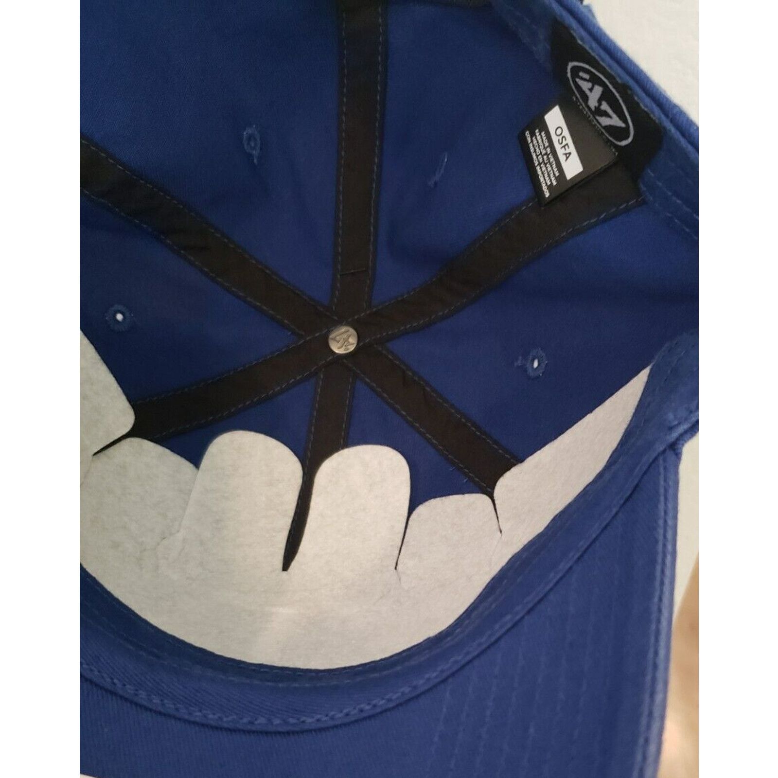 47 Texas Rangers Hat '47 Clean Up Dad Hat Strap Blue '47 Brand Size ONE SIZE - 7 Thumbnail