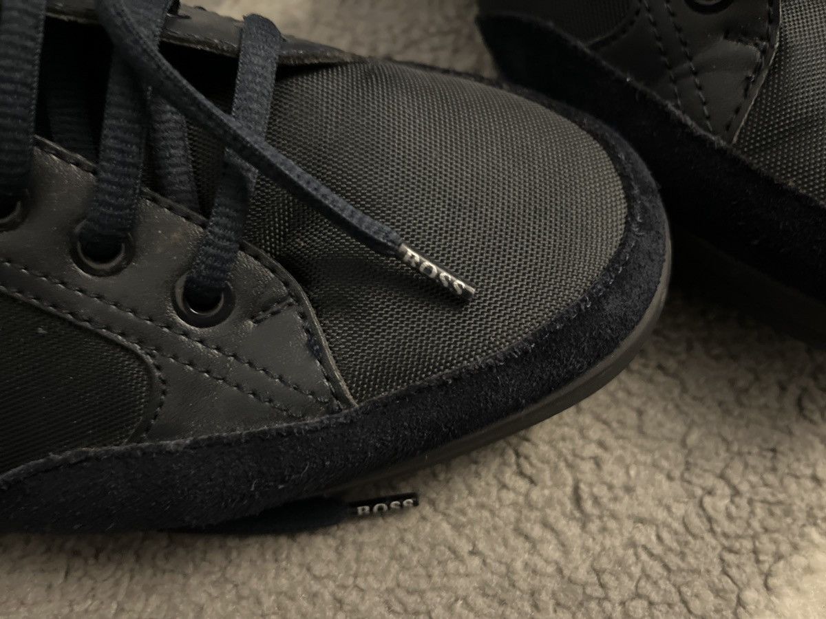 Hugo Boss Hugo Boss | MIXED-MATERIAL TRAINERS WITH SUEDE AND FAUX LEATHER Size US 11.5 / EU 44-45 - 7 Thumbnail