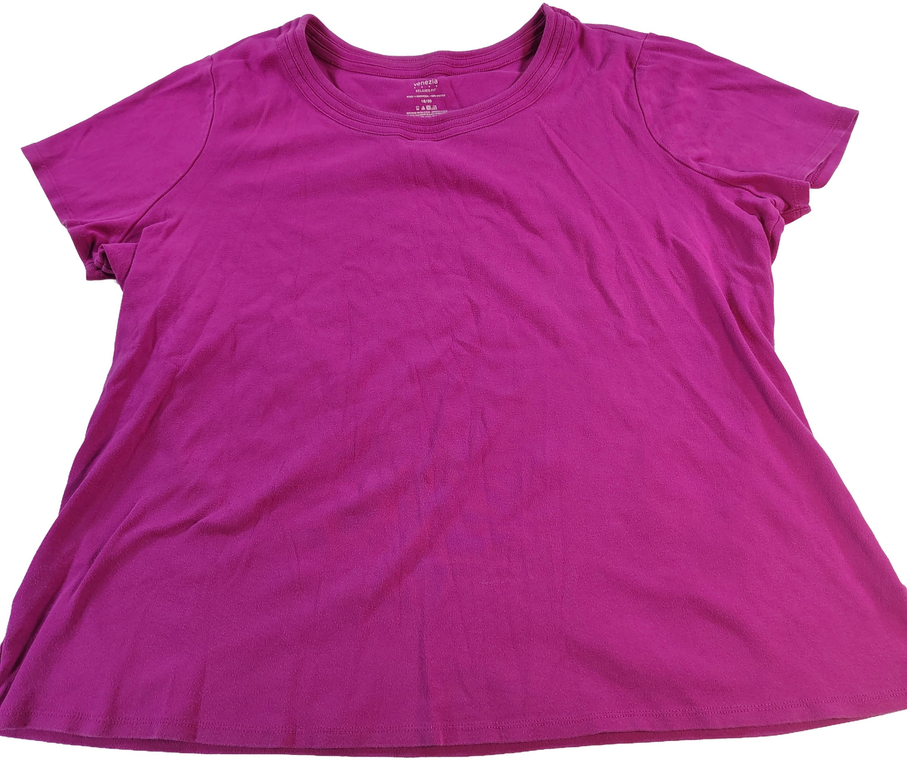 Other Women's Pink XXL Venezia Plain Basic Heavy Cotton Shirt Size XXL / US 16-18 / IT 52-54 - 1 Thumbnail