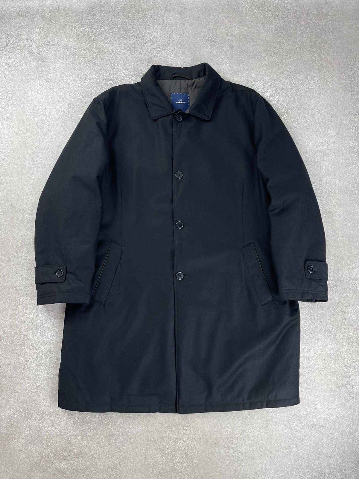 Mandelli Mandelli Cashmere Coat ing. Loro Piana Jacket Size 58 Size US XXL / EU 58 / 5 - 2 Thumbnail