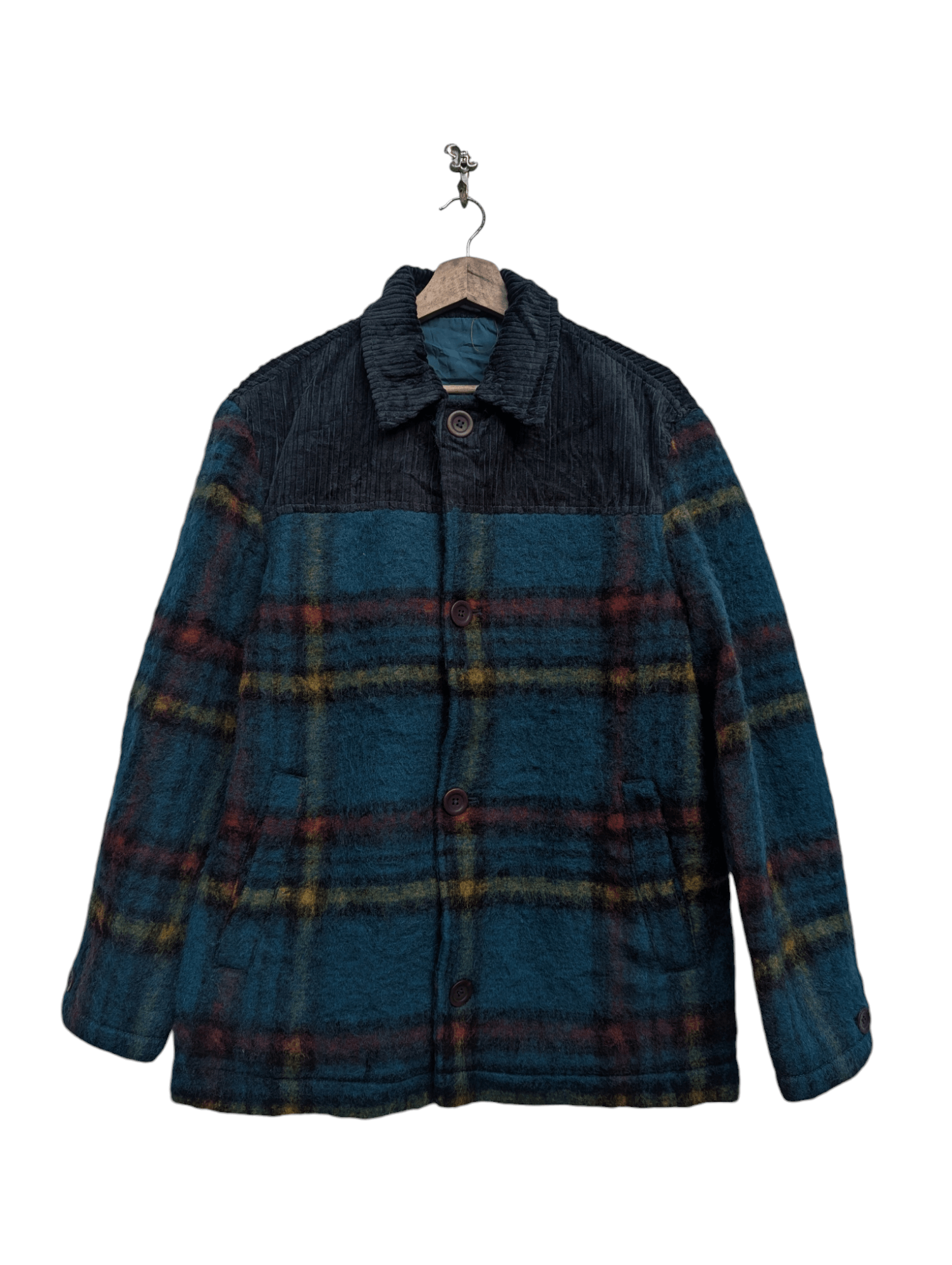 Zara ZARA MOHAIR+CORDUROY BUTTON UP JACKET Size US M / EU 48-50 / 2 - 1 Thumbnail