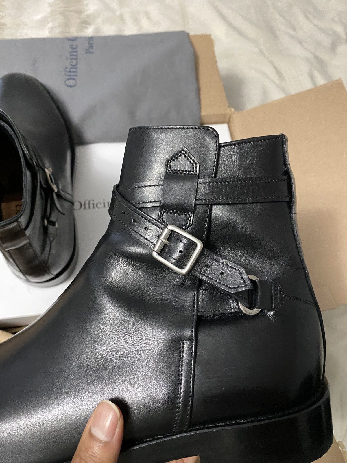 Officine Generale Officine Generale Black Juan Chelsea Boots. Buckle strap Size US 9 / EU 42 - 7 Thumbnail