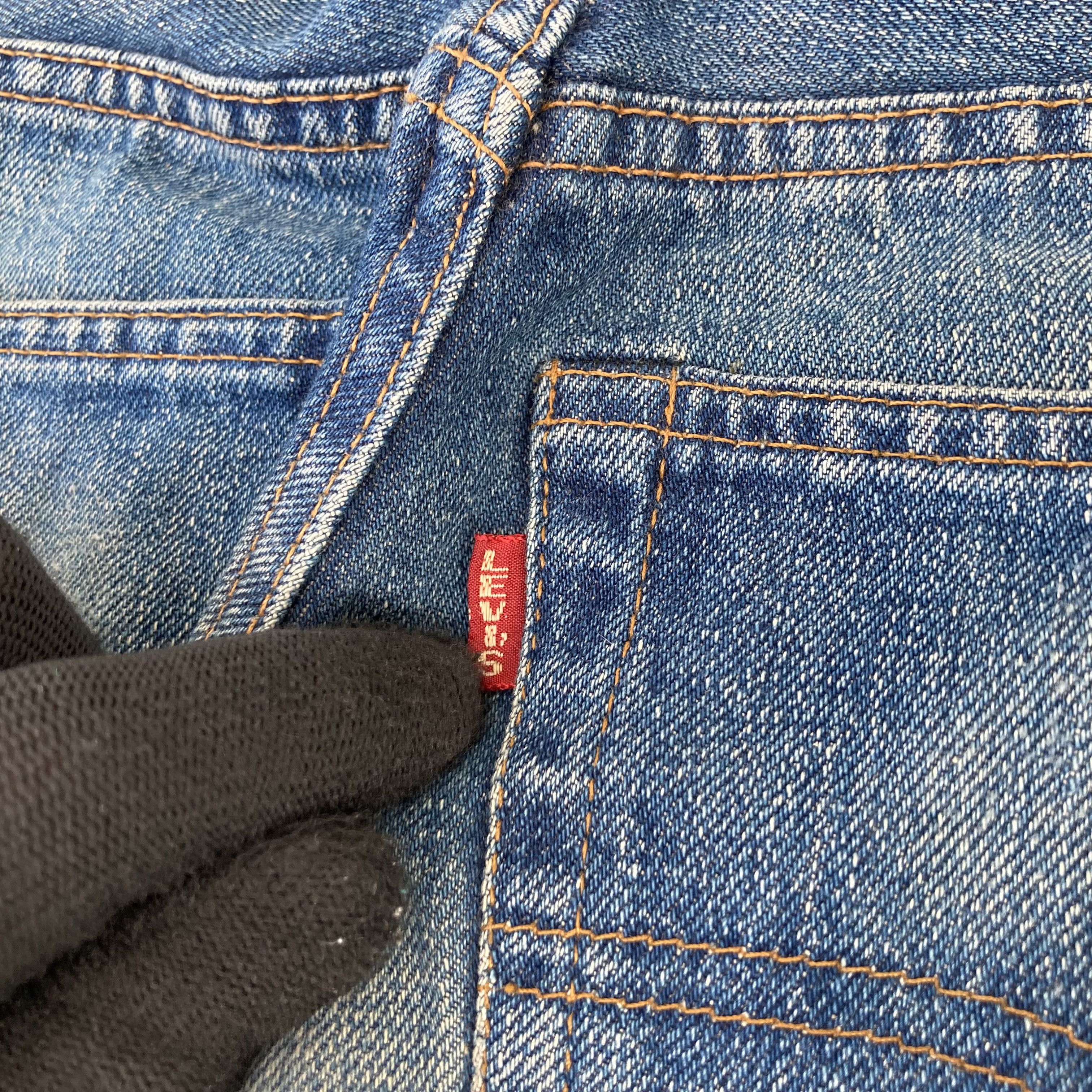 Levi's 28x32.5 Vtg Levis 501 Big E Usa Selvedge Button 555 Jeans Size US 28 / EU 44 - 13 Thumbnail