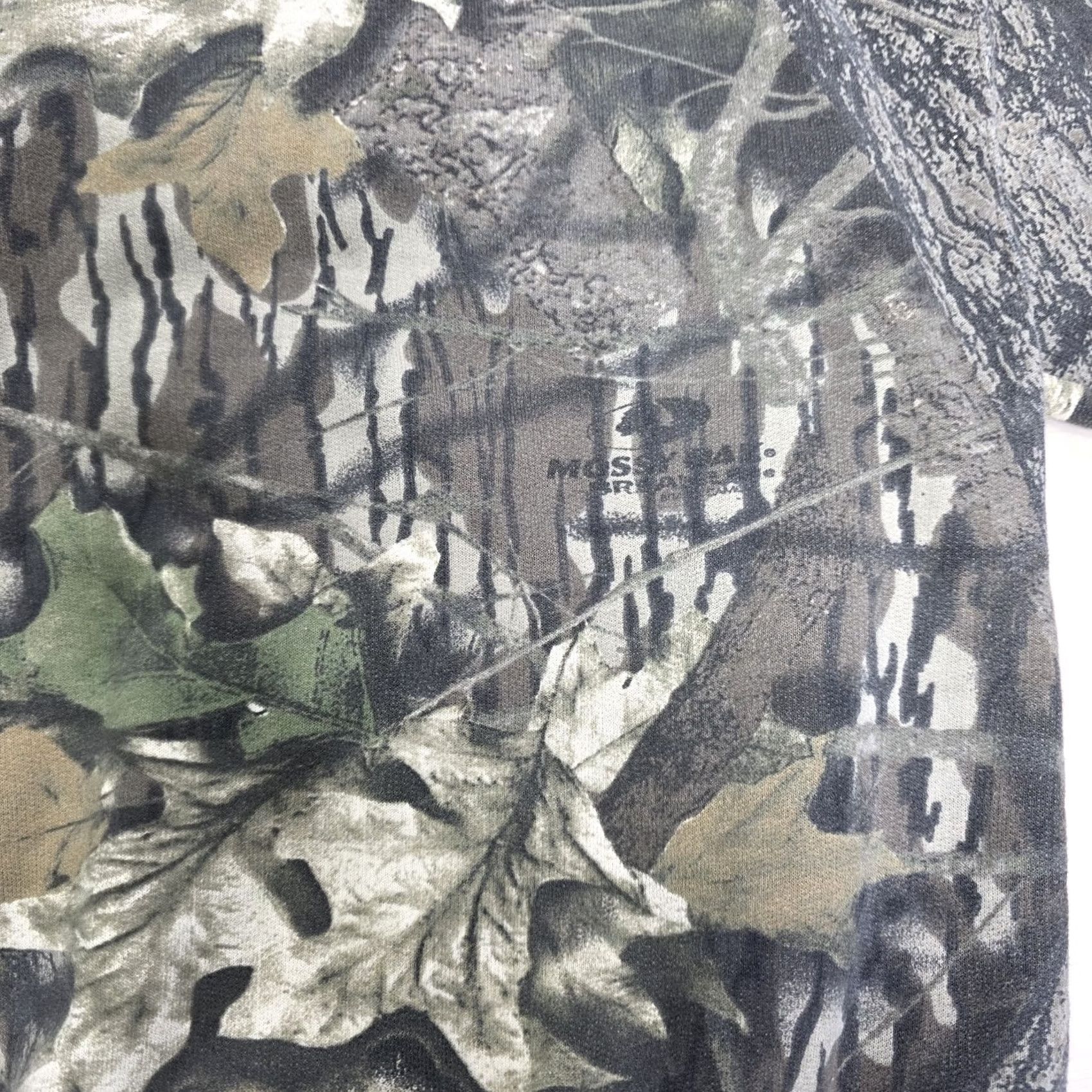 Jerzees VINTAGE JERZEES Outdoors Camo Sweatshirt Men's Medium Mossy Oak Tree Stand Pullover Size US M / EU 48-50 / 2 - 7 Thumbnail