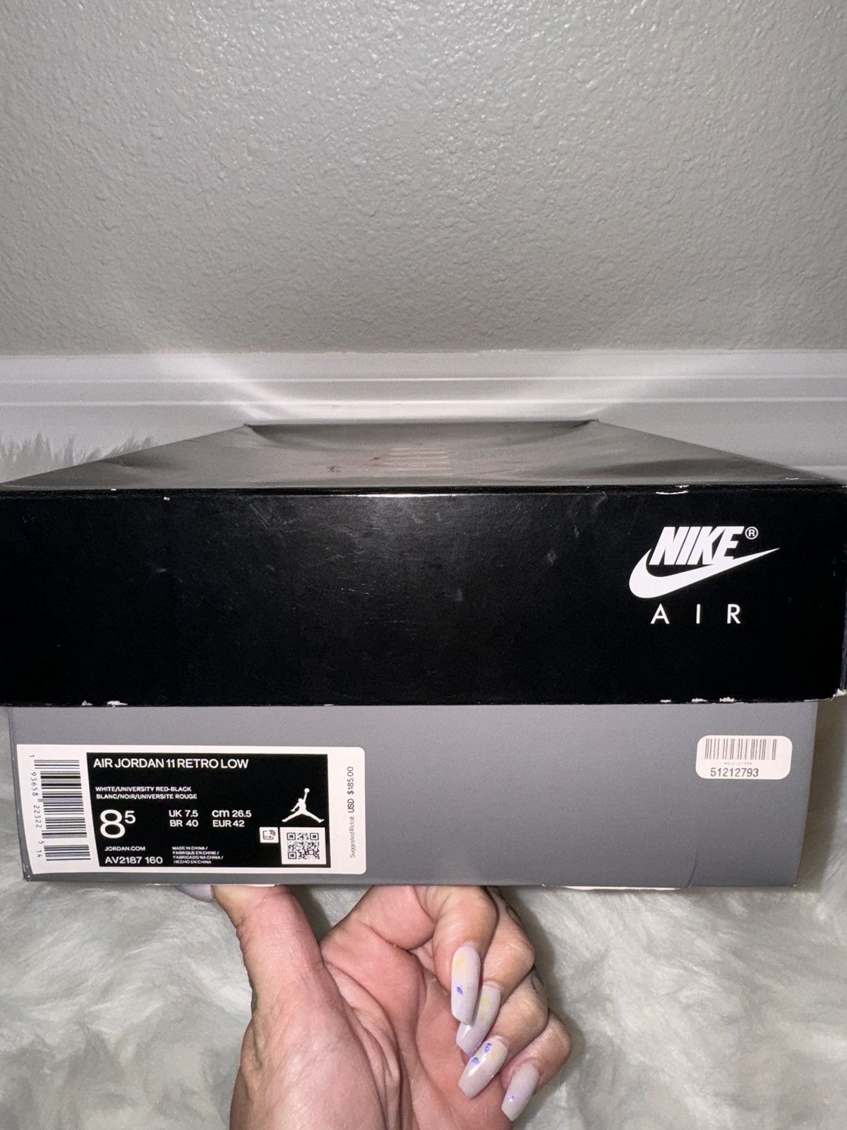 Jordan Brand Air Jordan 11 Retro Low GS ‘Concord-Bred’ Size US 8.5 / EU 41-42 - 10 Thumbnail