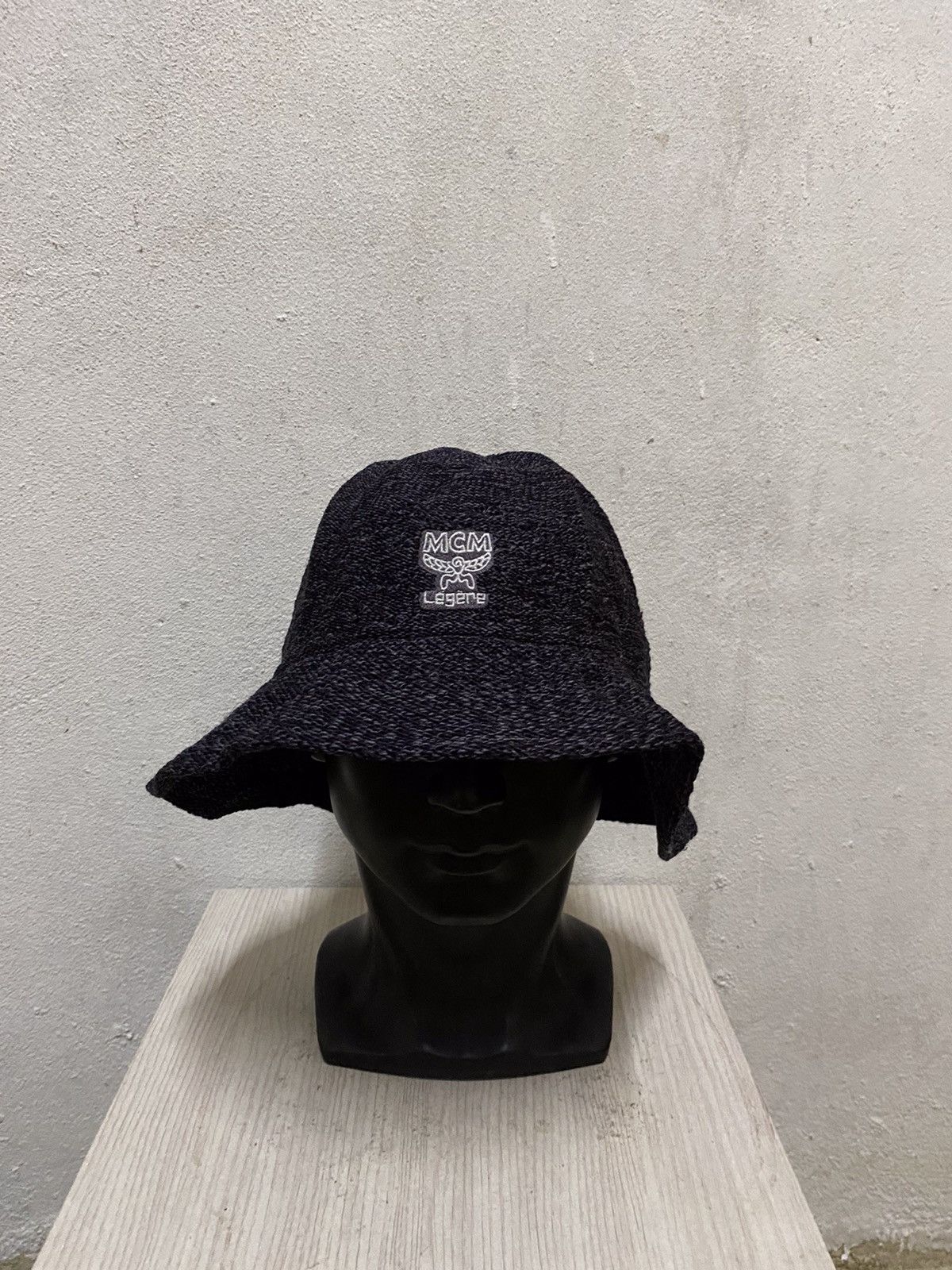 MCM × Vintage MCM Legere Small Logo Bucket Hat Size ONE SIZE - 2 Thumbnail