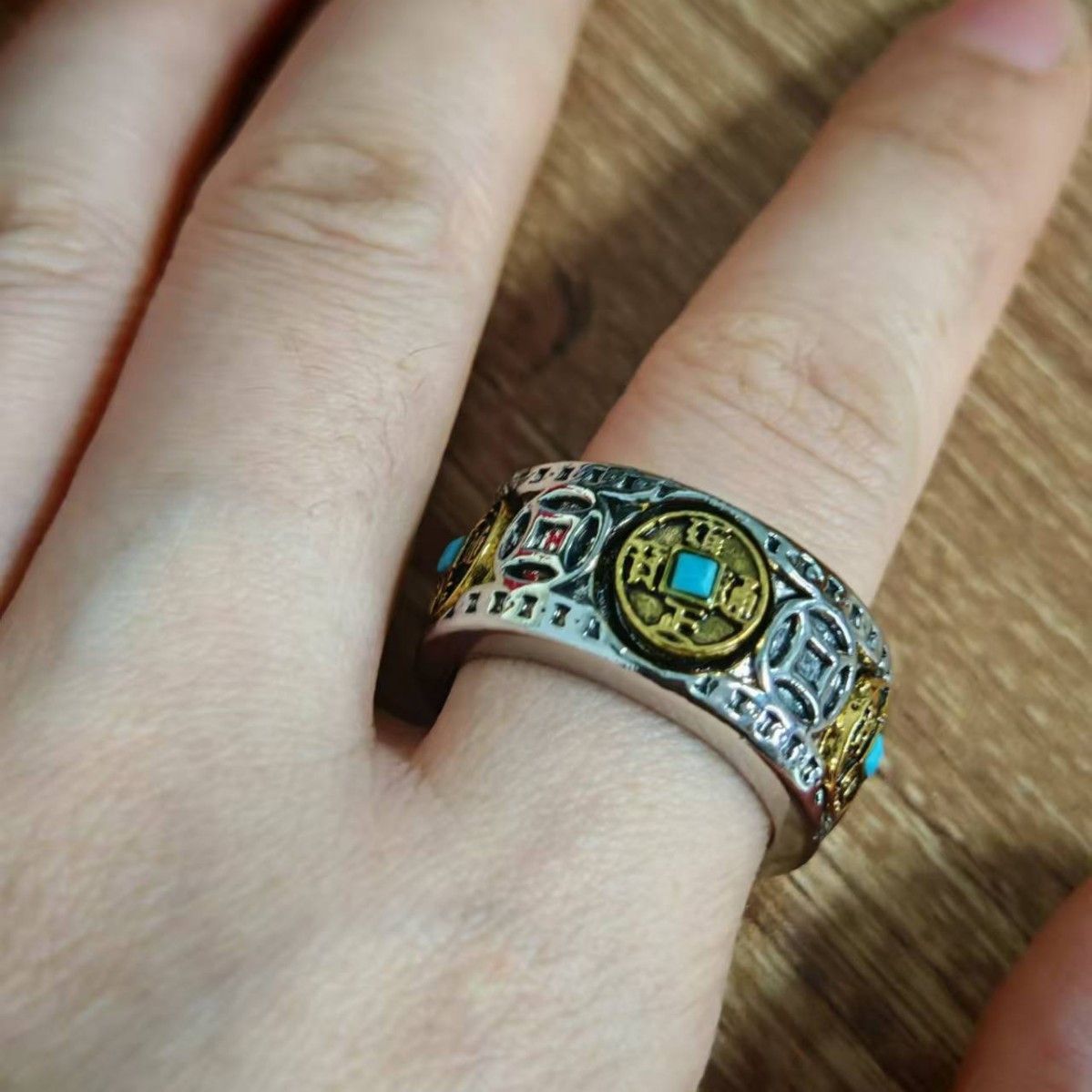 Jewelry New Design Jewelry Rings Open Size Chrome Ring (Size 7-13) Size ONE SIZE - 5 Thumbnail