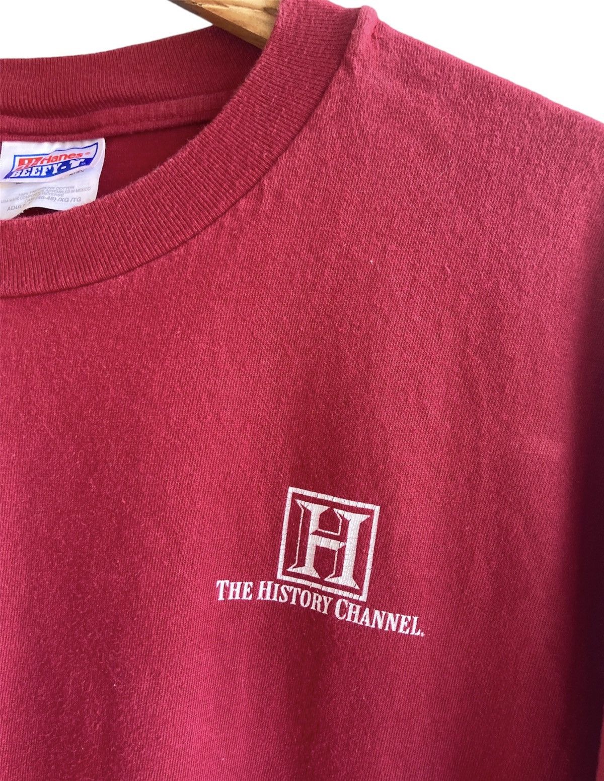 Vintage Vintage History Channel Promo Tee 90s Y2K XL Hanes Size US XL / EU 56 / 4 - 6 Thumbnail