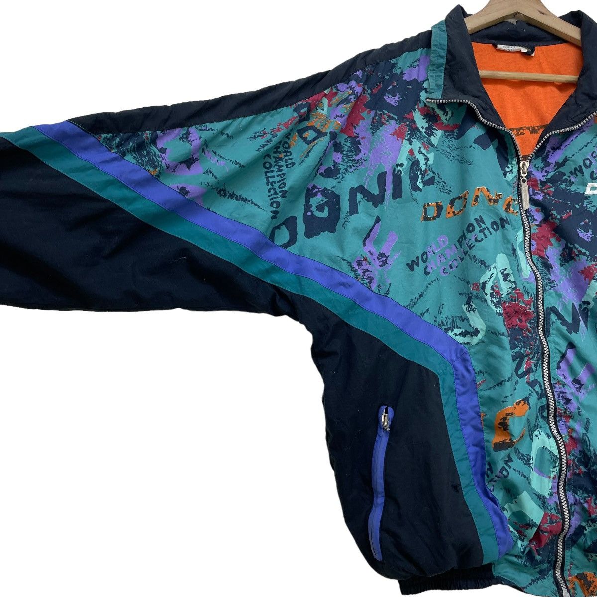 All Sport × Vintage Vintage Donic World Champion Collection Full Print Jacket Size US M / EU 48-50 / 2 - 3 Thumbnail