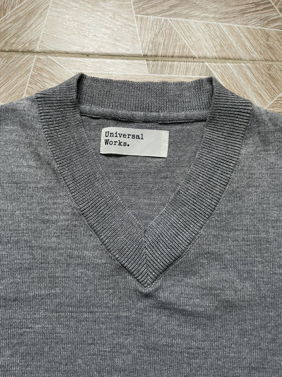 Designer × Universal Works Luxury Rare Designer Universal Works Merino Wool Grey Vest Size US XL / EU 56 / 4 - 6 Thumbnail