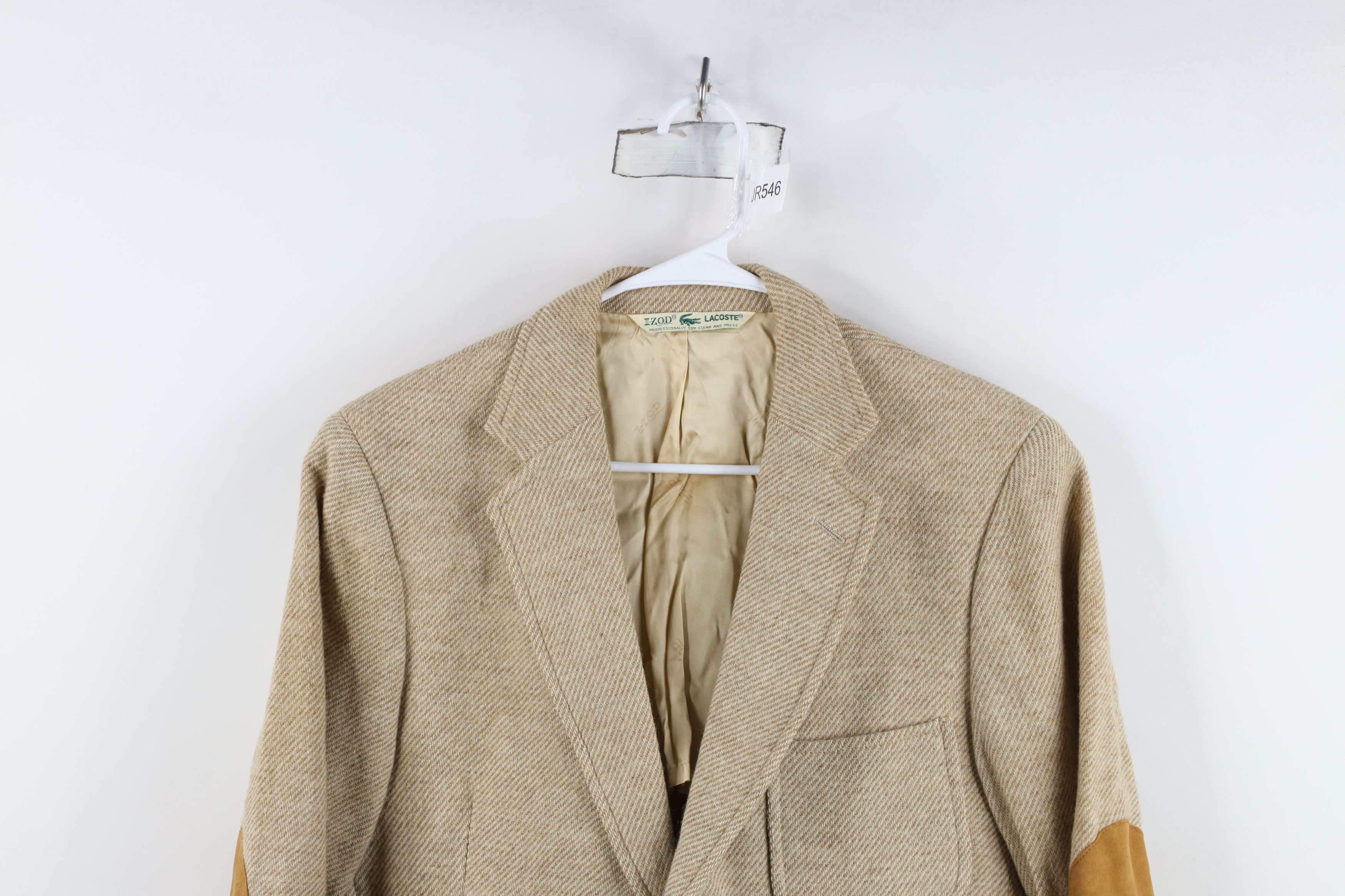 Lacoste Vintage 70s 80s Lacoste Elbow Patch Blazer Suit Jacket USA Size US XL / EU 56 / 4 - 2 Thumbnail