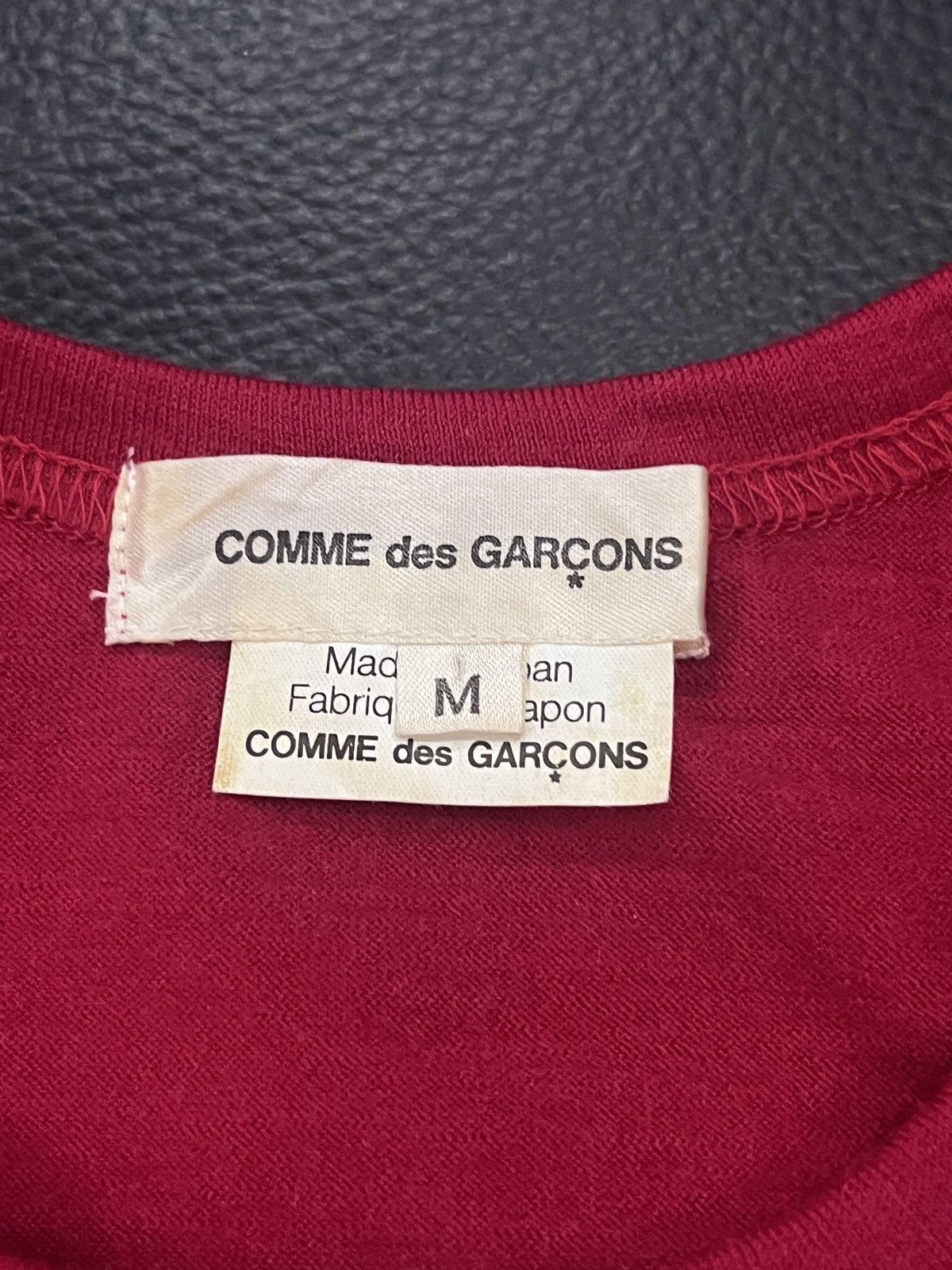 Comme des Garcons Comme des Garçons AW03 Glitter Slogan Patchwork T-Shirt Size US M / EU 48-50 / 2 - 7 Thumbnail