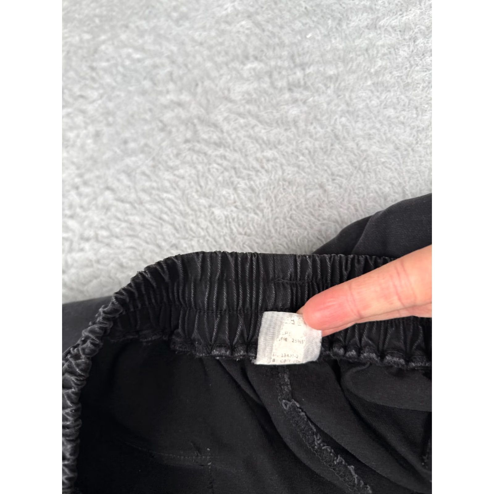 Vintage XVTU Pants Women Small Black Cargo Jogger Tapered Cotton High Rise 28x25 Size 28" / US 6 / IT 42 - 6 Thumbnail