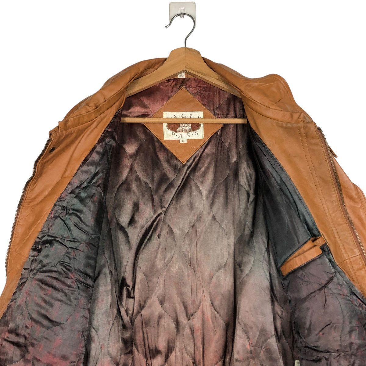 Japanese Brand 🔥VINTAGE BIKER LEATHER JACKET EAGLE PASS ISSEY MIYAKE Size US L / EU 52-54 / 3 - 16 Thumbnail