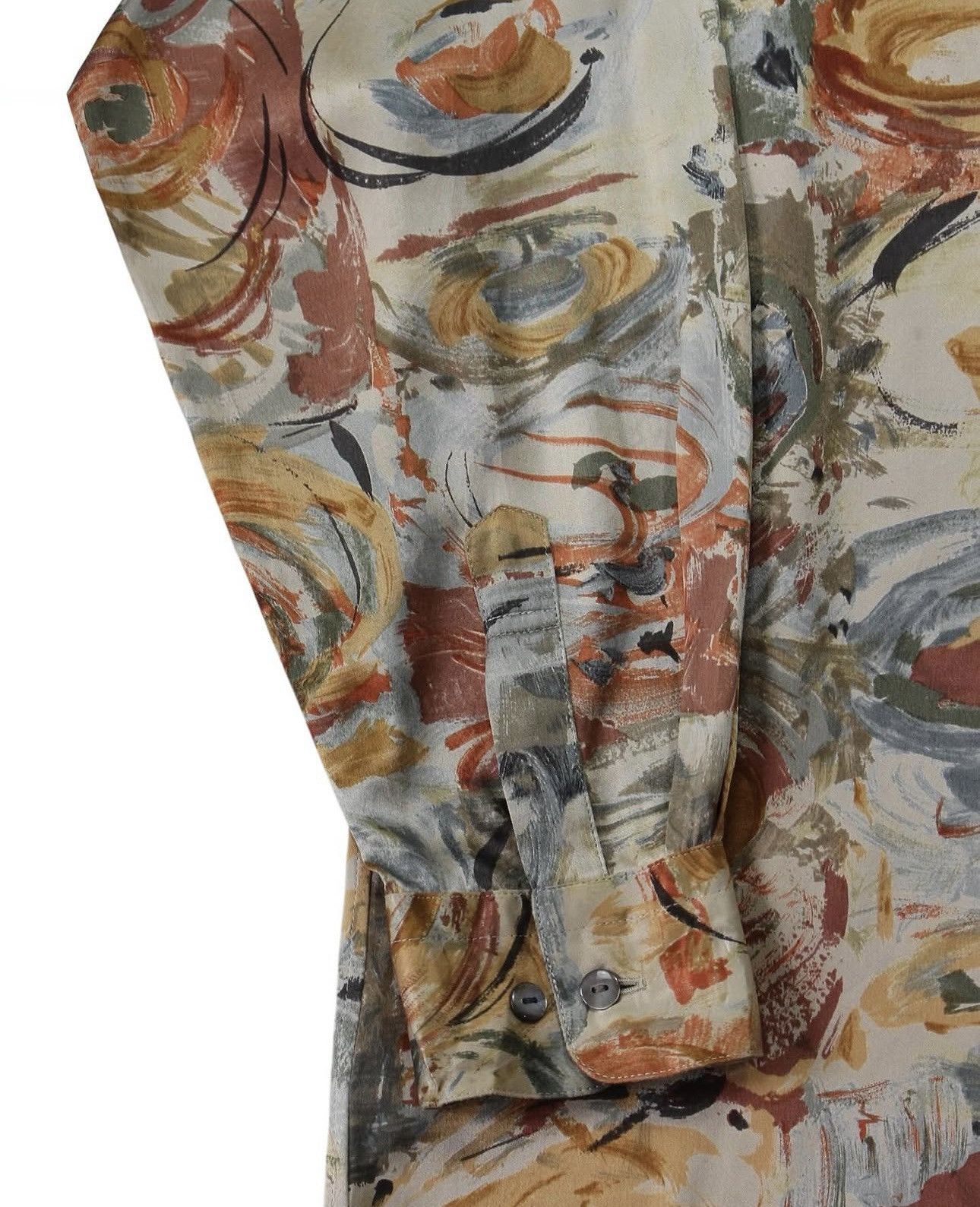 Japanese Brand 1990S SUN JOKER SILK SHIRT Size US L / EU 52-54 / 3 - 4 Thumbnail