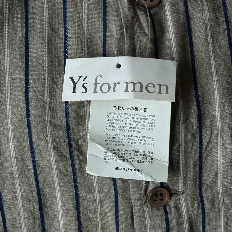 Yohji Yamamoto Yohji Yamamoto 01 SS silk striped shirt 2504-Nextarrow Size US L / EU 52-54 / 3 - 5 Thumbnail