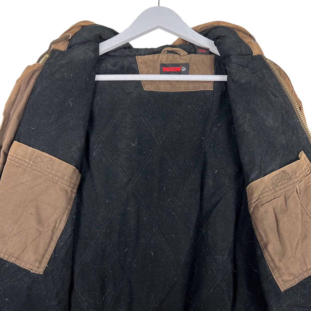 Wolverine 🔥 WOLVERINE DUCK CANVAS DYED DESTROY DISTRESS BOMBER JACKET Size US M / EU 48-50 / 2 - 13 Thumbnail