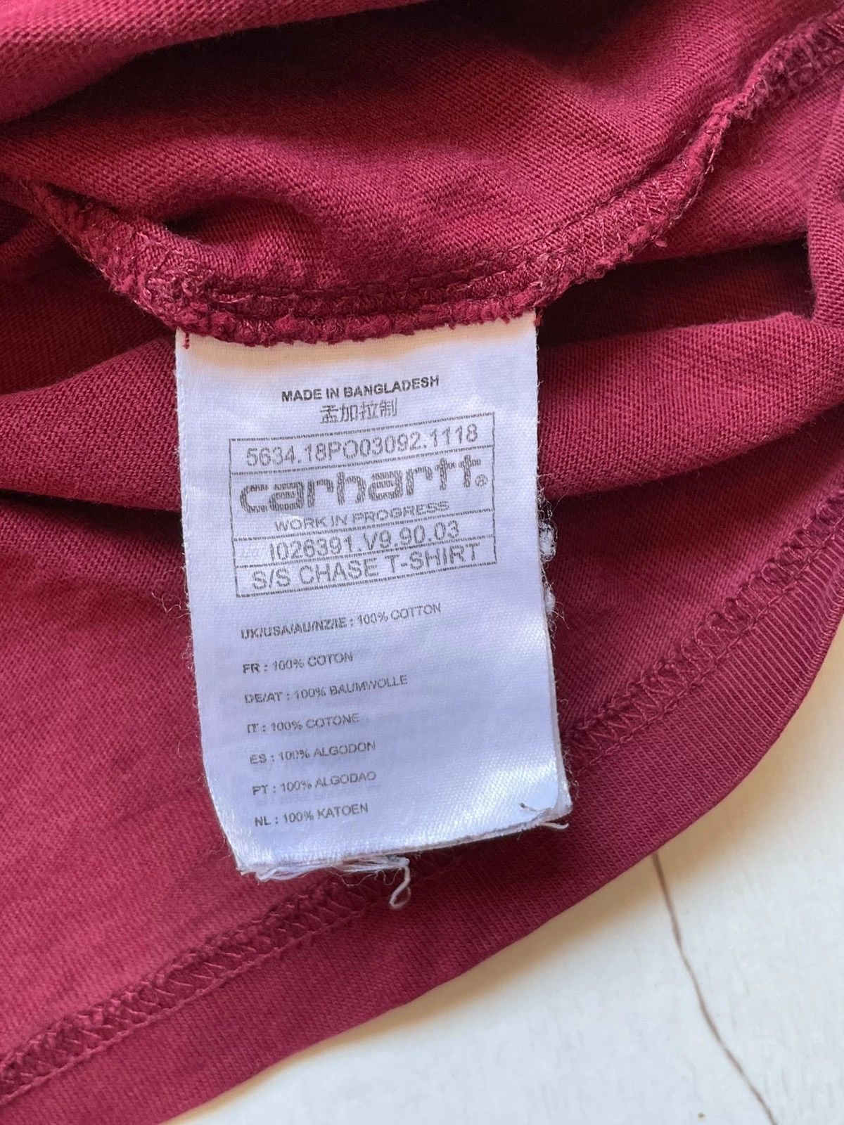 Carhartt Carhartt Sz XL 2018 Embroidered Small Logo Size US XL / EU 56 / 4 - 5 Thumbnail