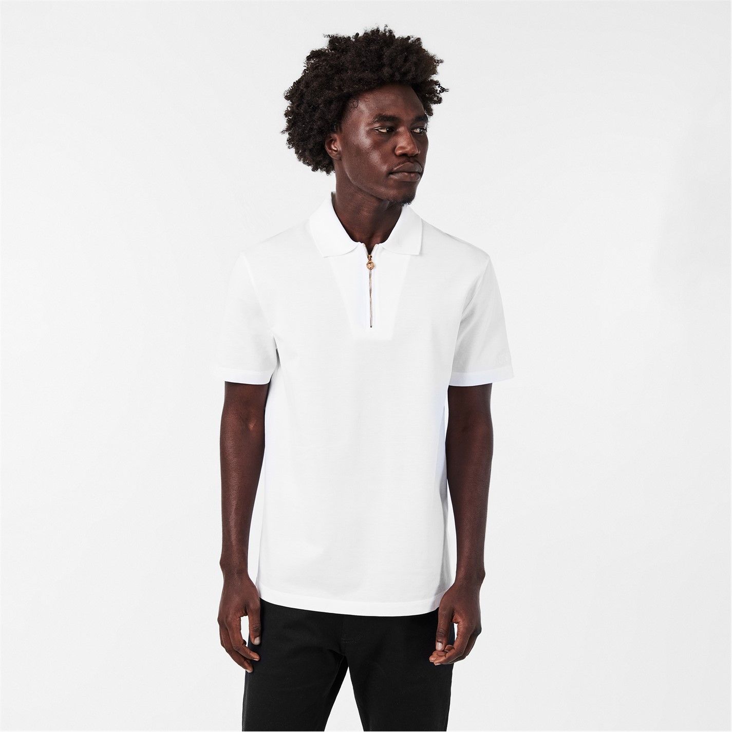 Versace o1g2r1mq0526 Short Sleeve Polo Shirt in White Size US L / EU 52-54 / 3 - 3 Thumbnail