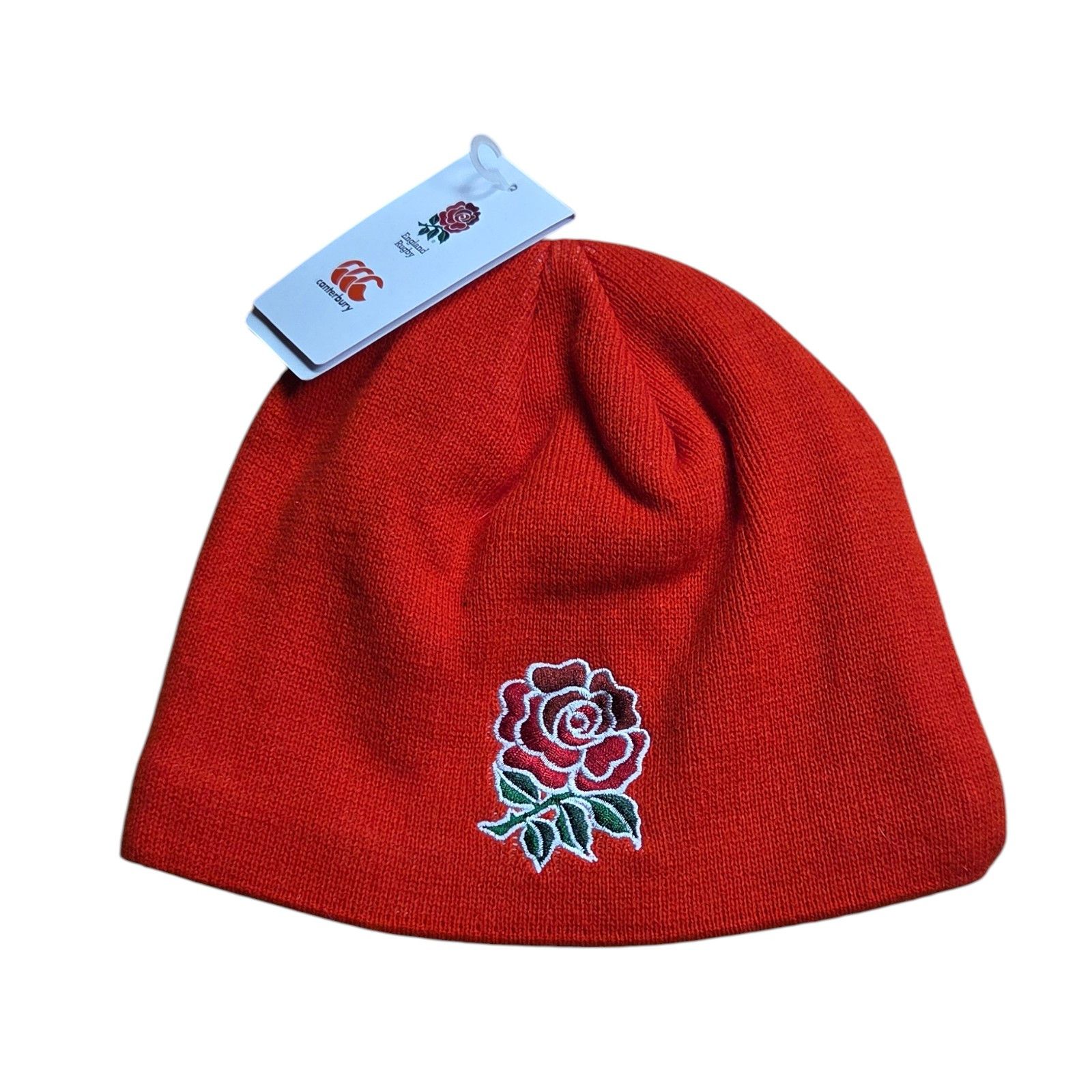 Canterbury of New Zealand Canterbury England Rose Rugby O2 Beanie Winter Hat Size ONE SIZE - 1 Thumbnail