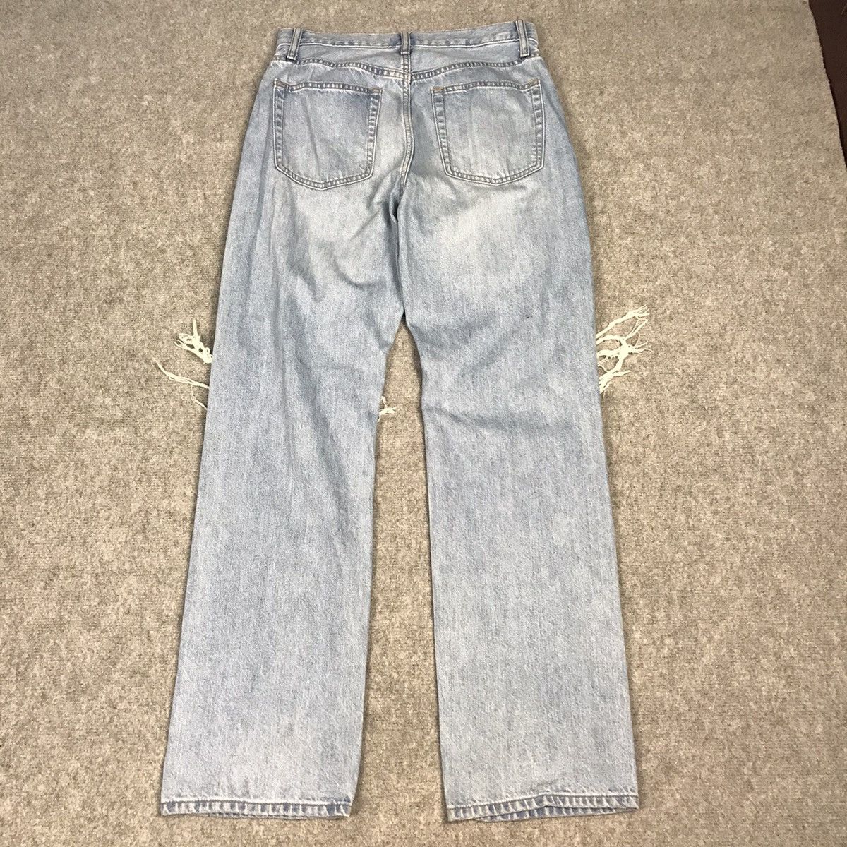 Japanese Brand JAPAN DESIGN UNIQLO DISTRESSED DENIM PANTS Size US 29 - 8 Thumbnail