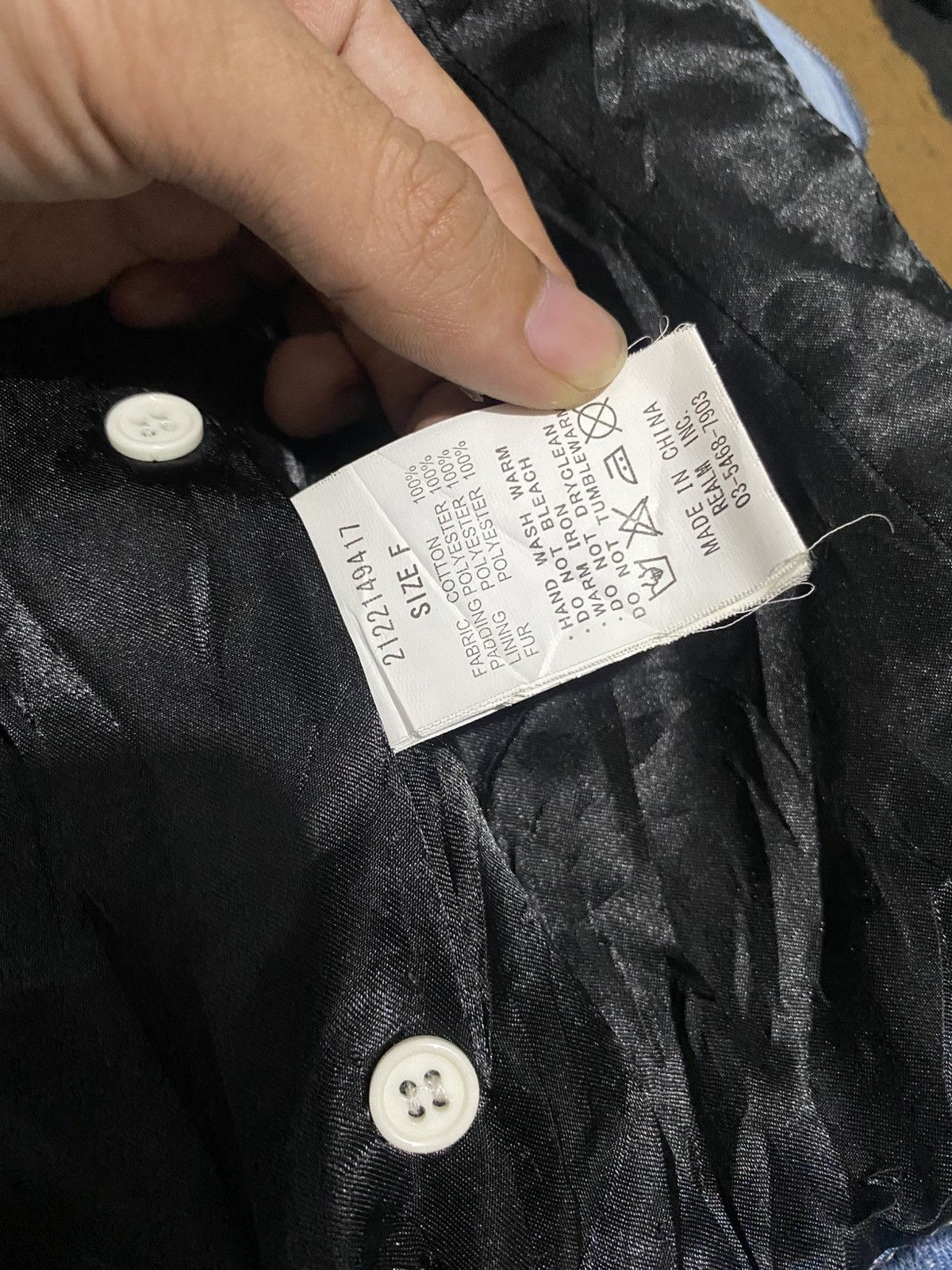 14th Addiction × If Six Was Nine × Japanese Brand Distressed Black Denim Jacket Size US M / EU 48-50 / 2 - 6 Thumbnail