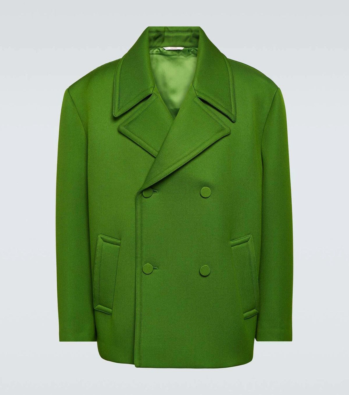 Valentino o1y0525 Coat in Green Size US M / EU 48-50 / 2 - 1 Thumbnail