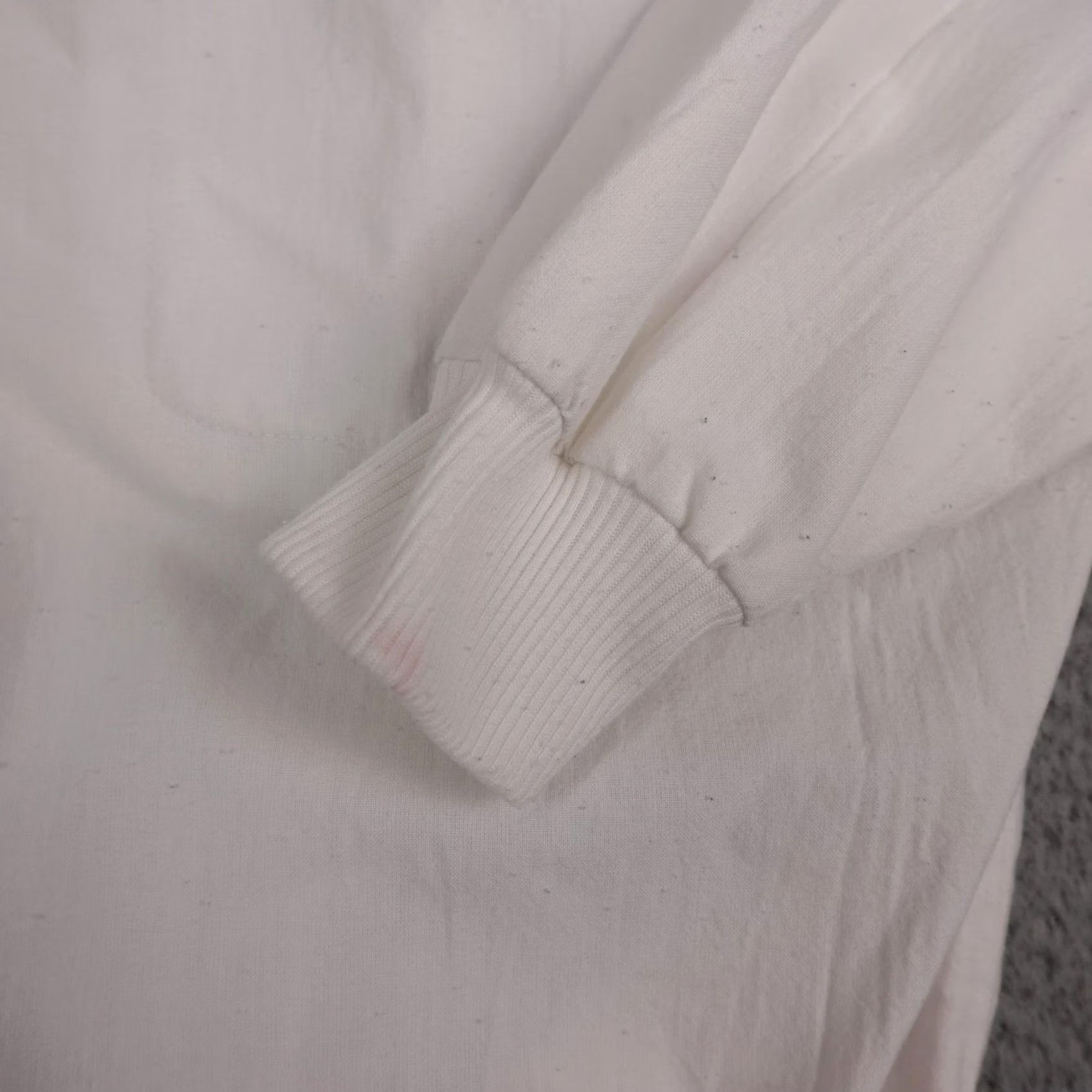 Vintage VINTAGE JP Sport Jacket Womens Large White Chambray Collar Windbreaker 80s Zip Size L / US 10 / IT 46 - 6 Thumbnail